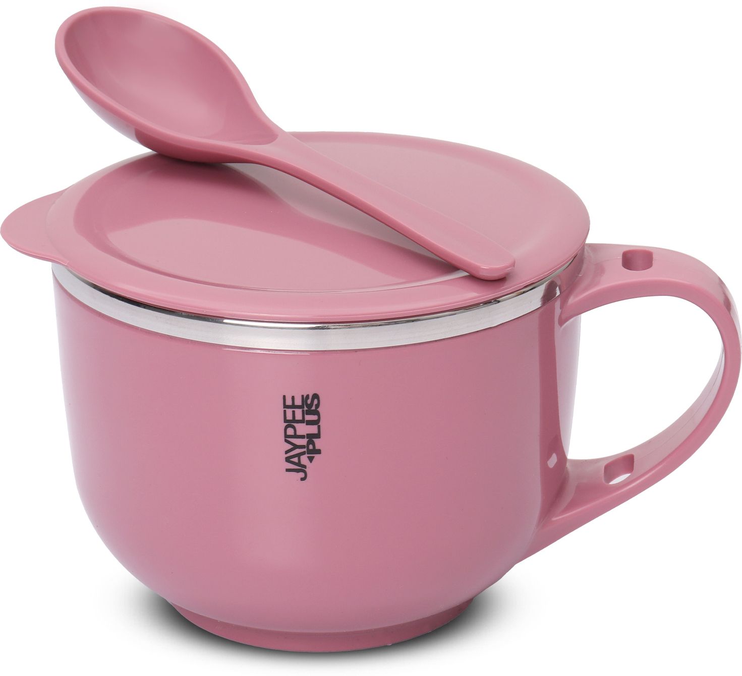 jaypee plus Stainless Steel, Plastic Soup Bowl With Lid & Spoon Holder Souptok-picture-12