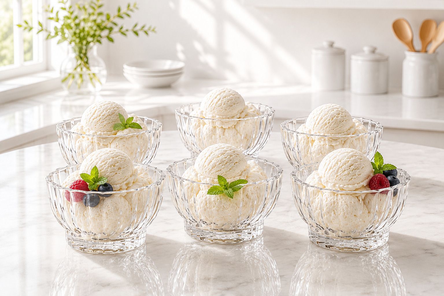 Glass Cereal Bowl Fruit & Dessert Bowl, 150ML Round Serving Bowls for Ice Cream, Yogurt & Snacks-image-14