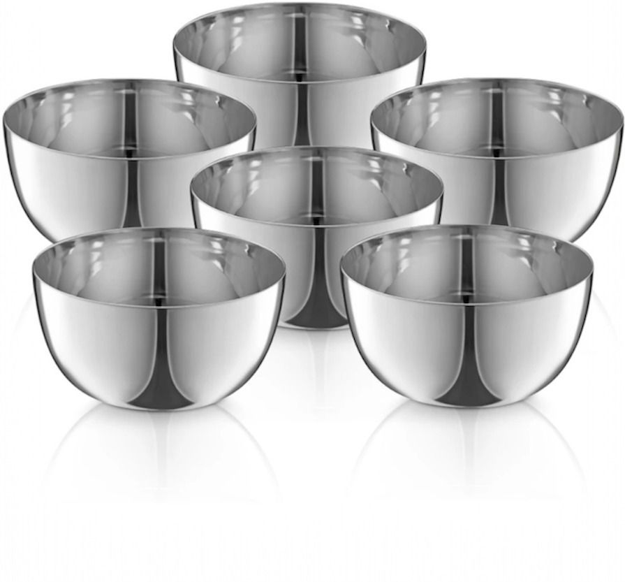 Stainless Steel Soup Bowl SS Premium Quality 300ml Bowl Set Mirror Polished And Heavy Weight 100Grams-image-20