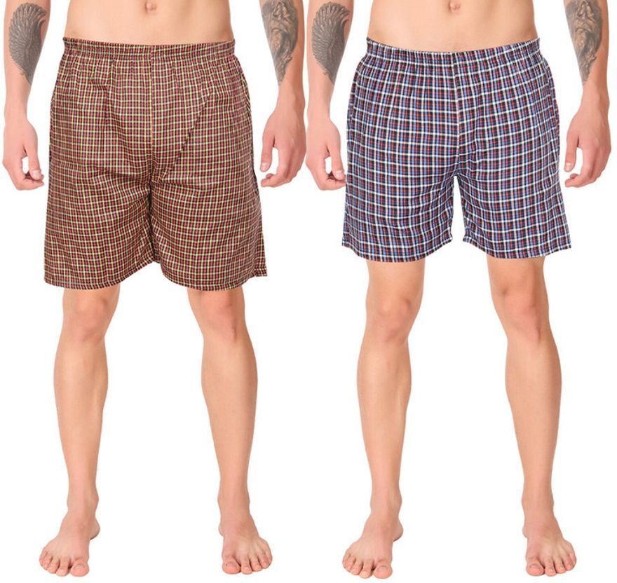 Pack of 2 Checkered Men Boxer-image-46