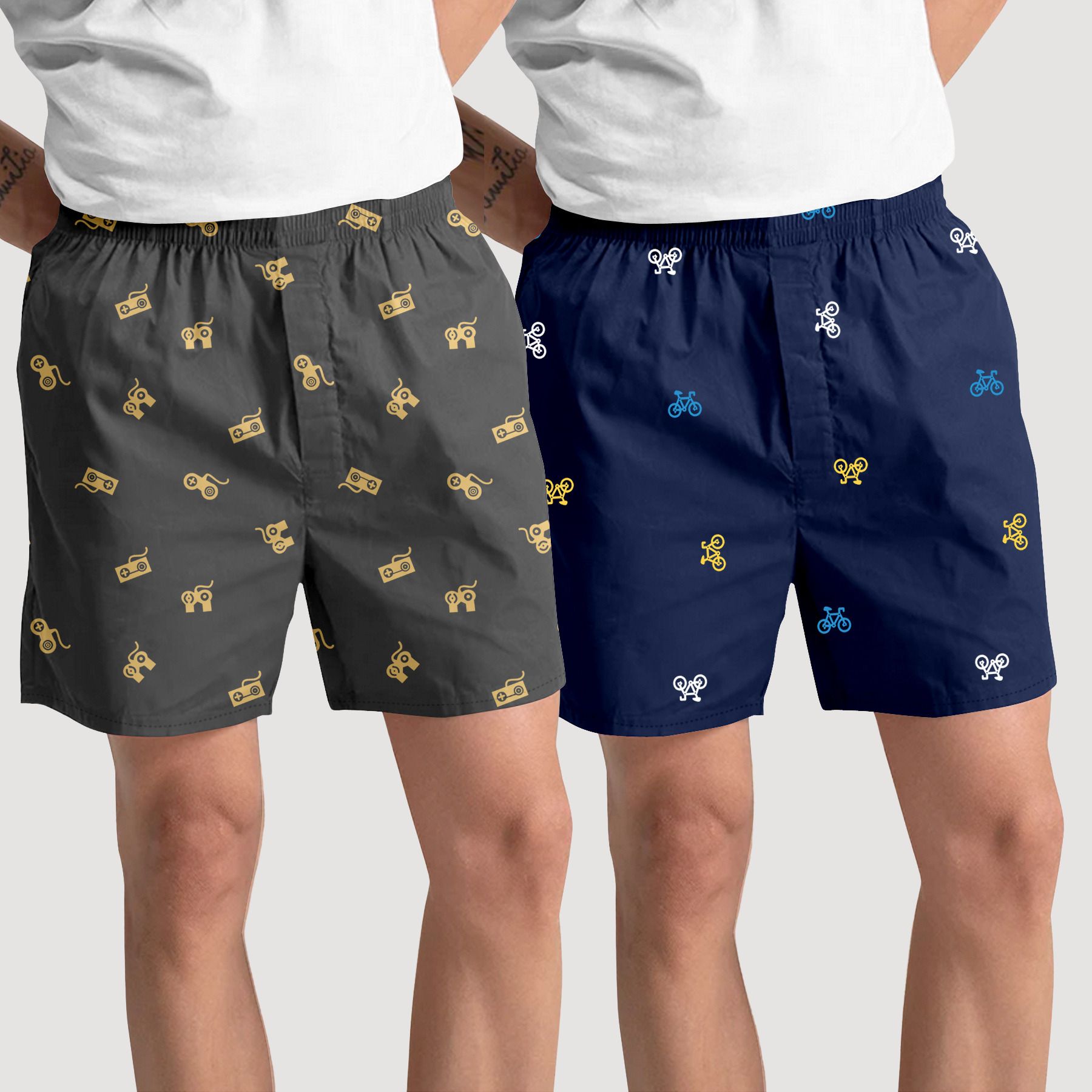 Pack of 2 Printed Women Boxer