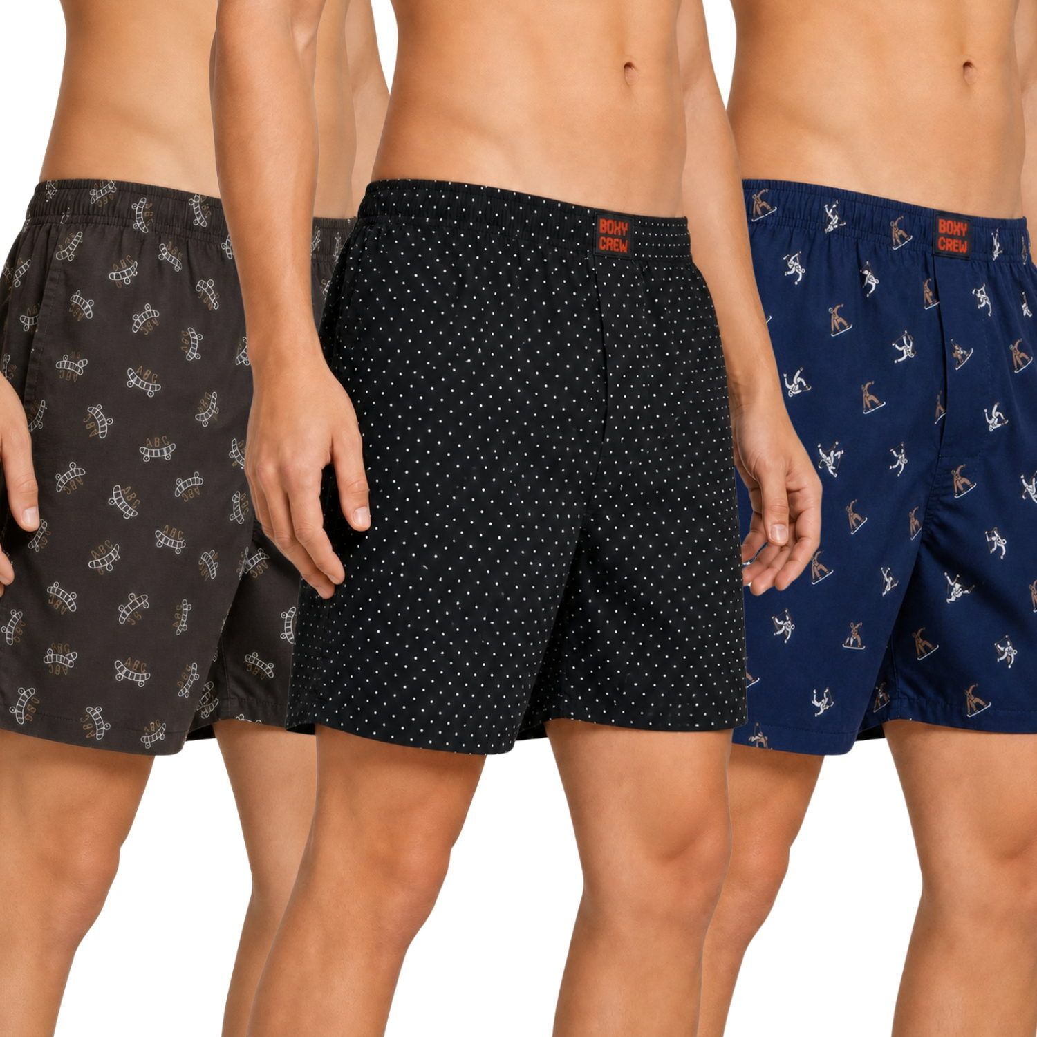 boxy crew Pack of 3 Printed Men Boxer-picture-16