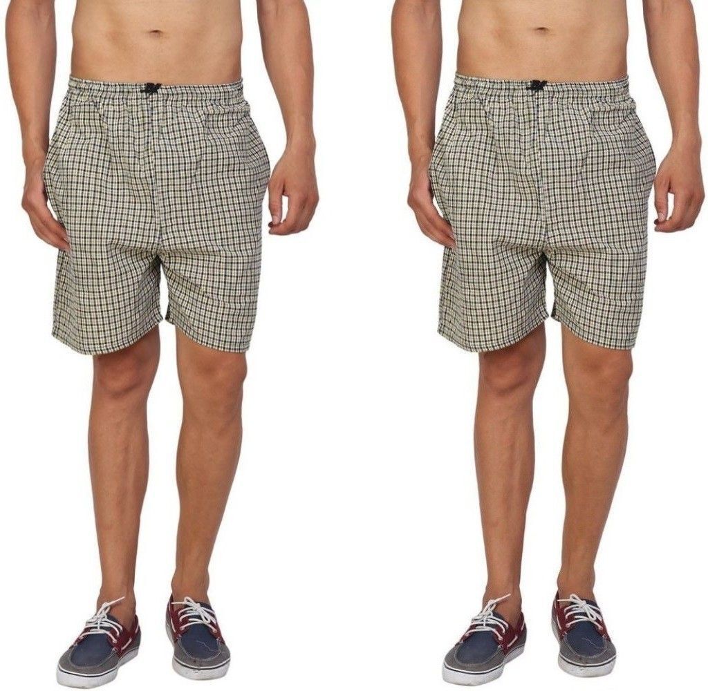 divasha ent trend Pack of 2 Checkered Men Boxer-picture-34