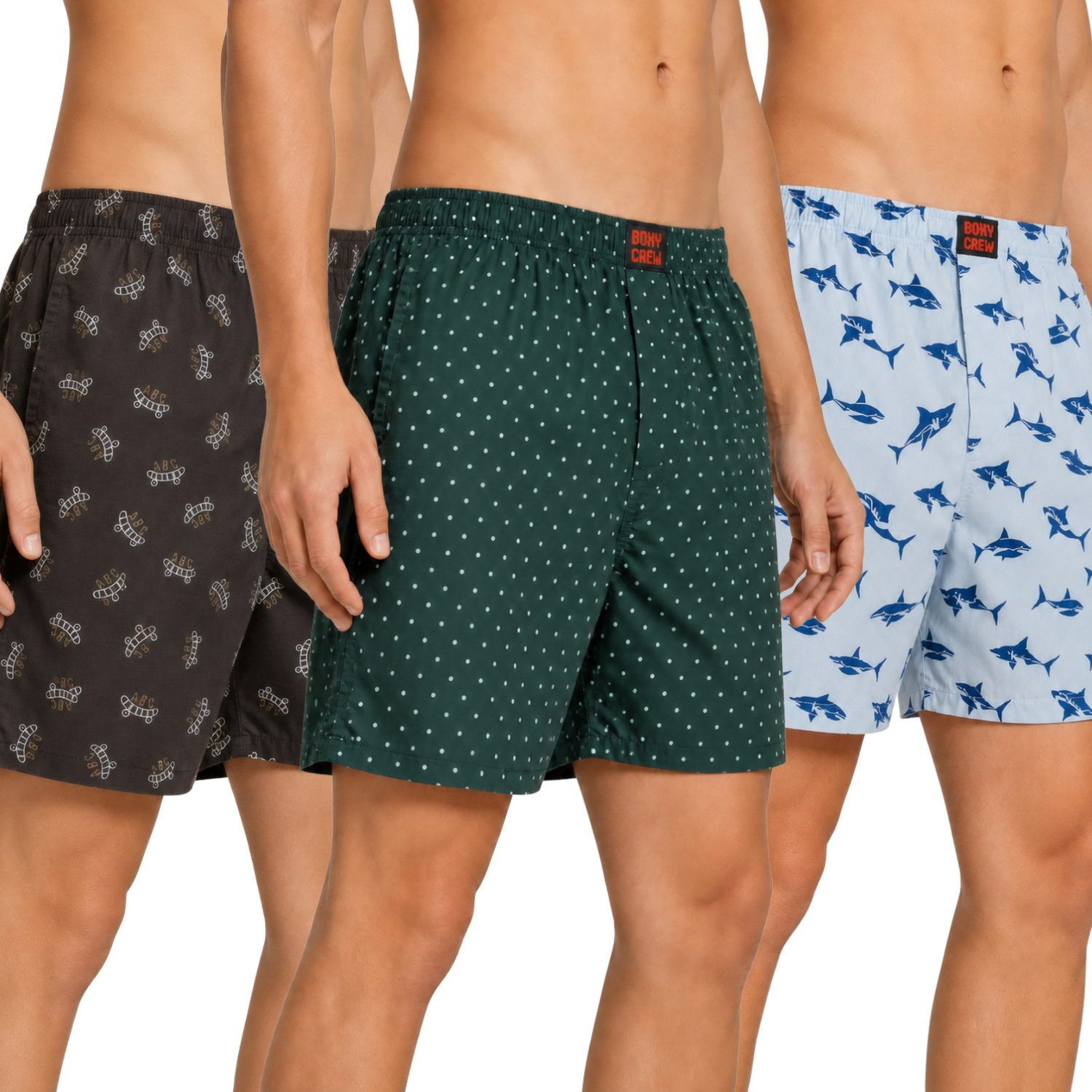 boxy crew Pack of 3 Printed Men Boxer-picture-29