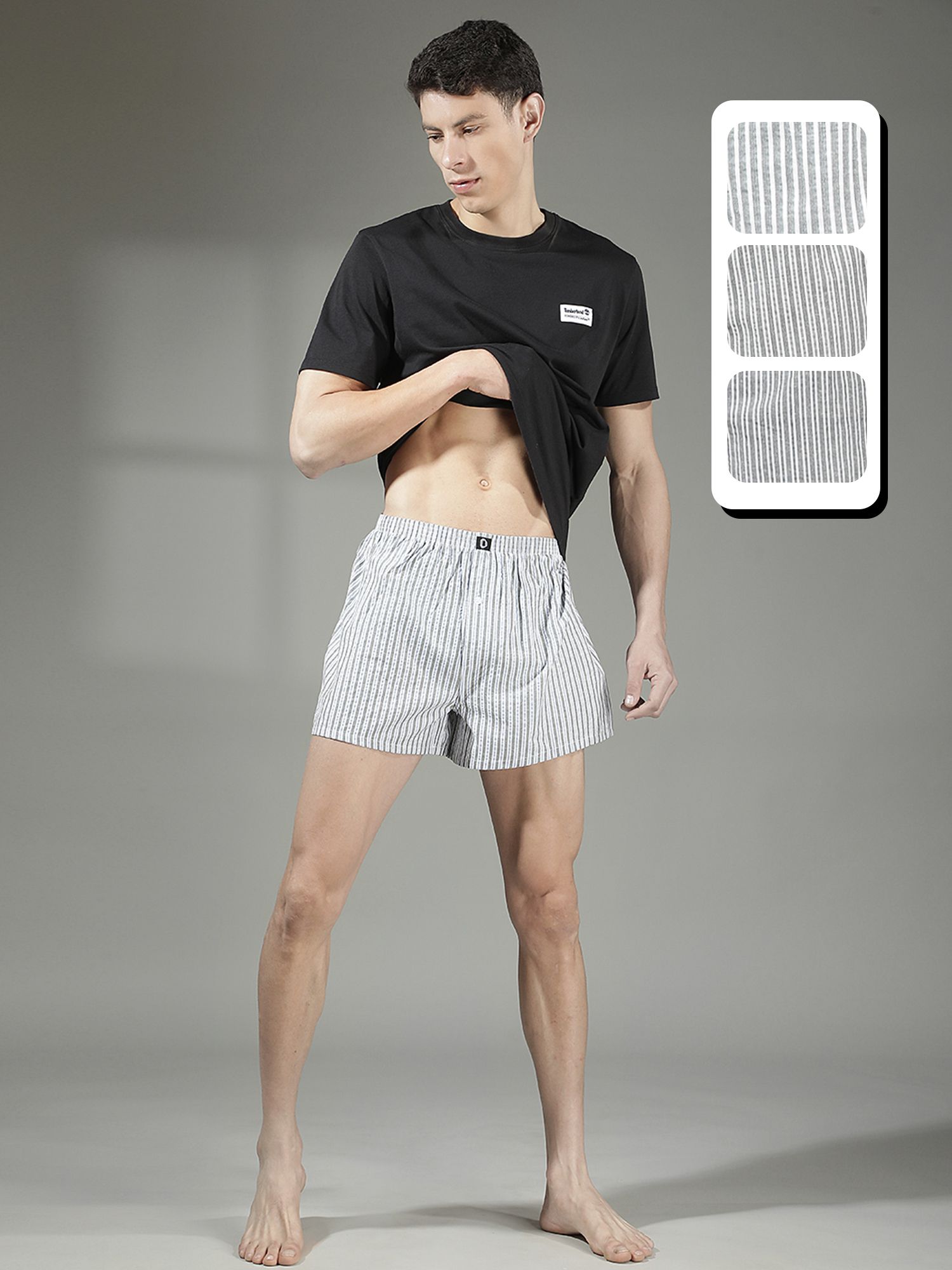 dollar Pack of 3 Striped Men Boxer-picture-16