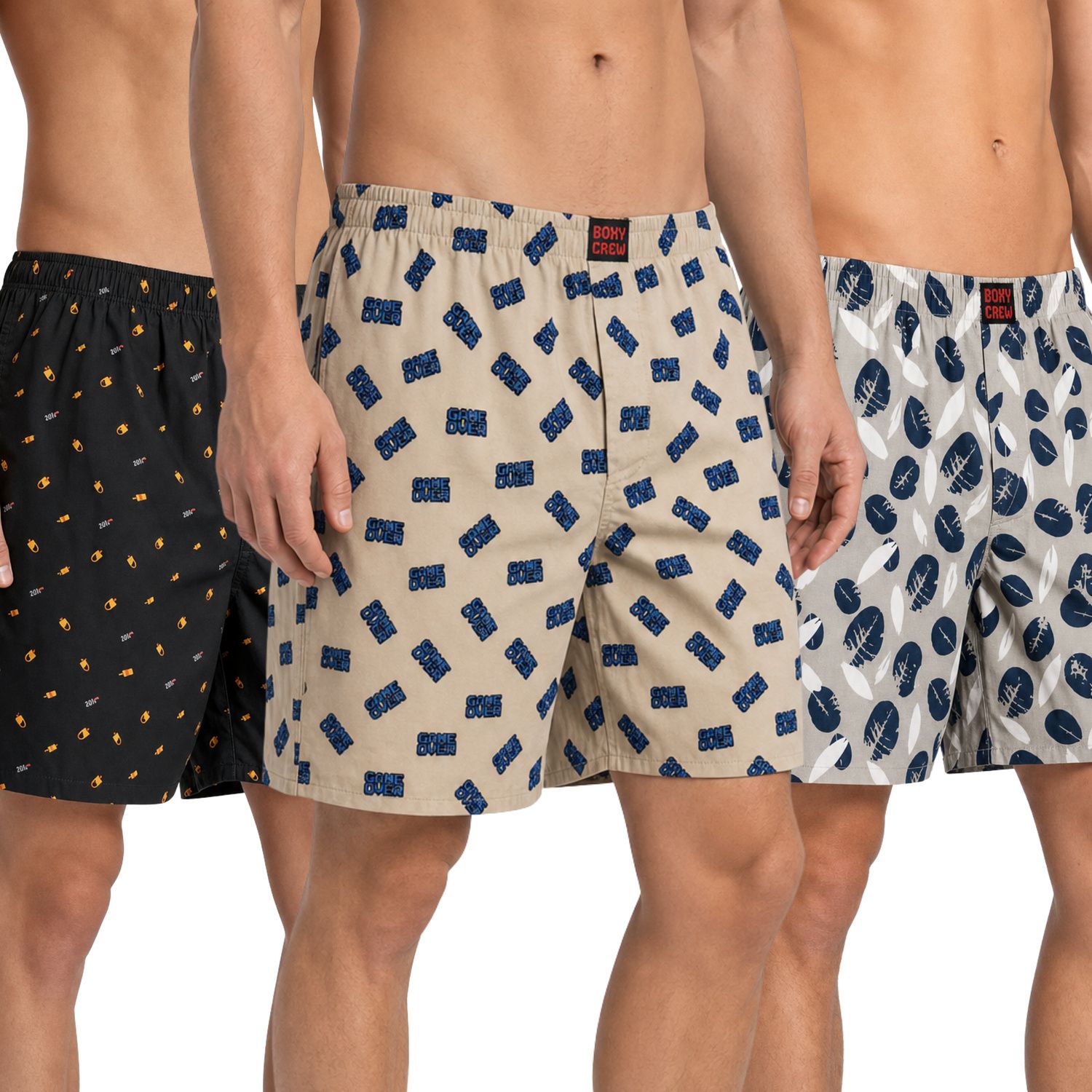 boxy crew Pack of 3 Printed Men Boxer-picture-35