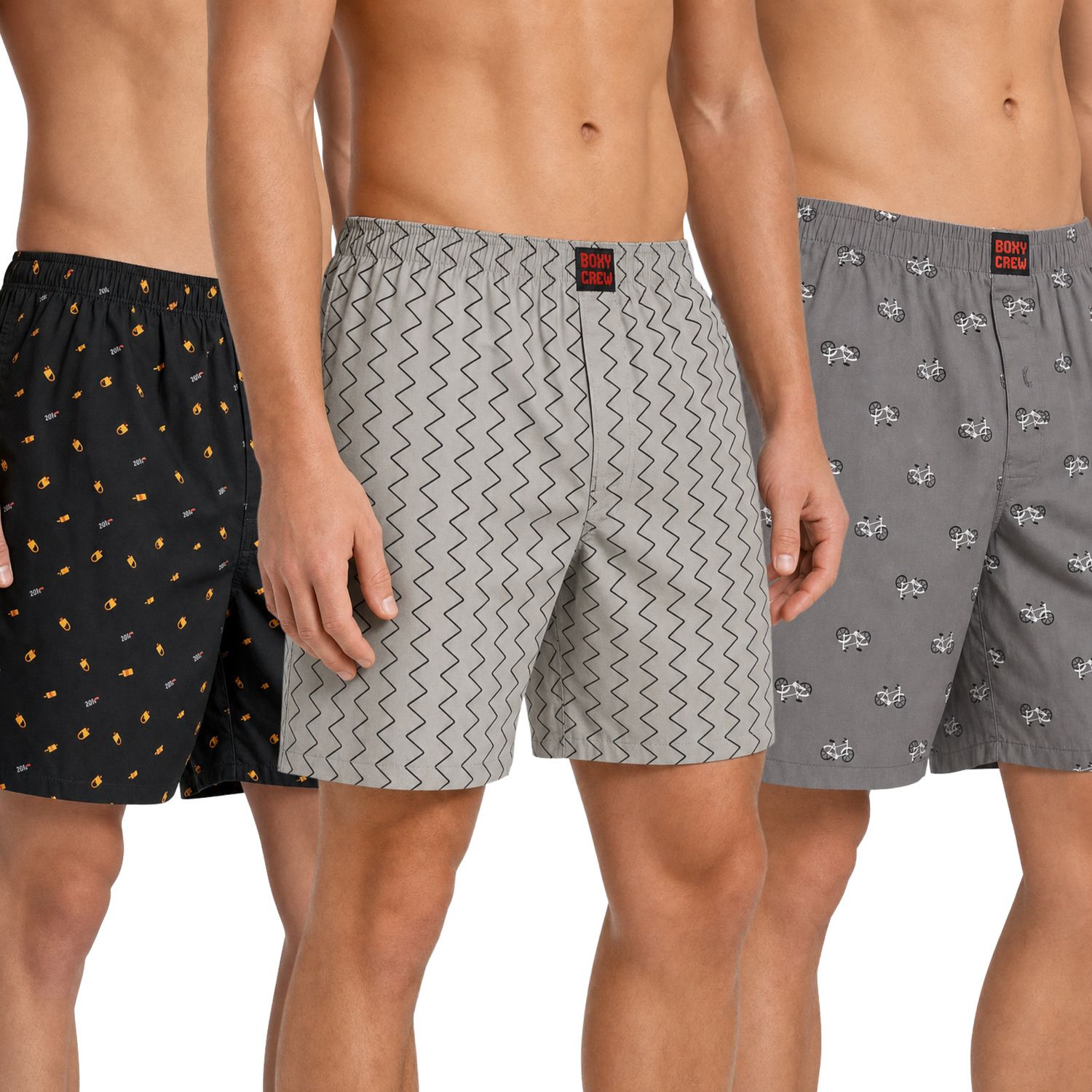 boxy crew Pack of 3 Printed Men Boxer-picture-33