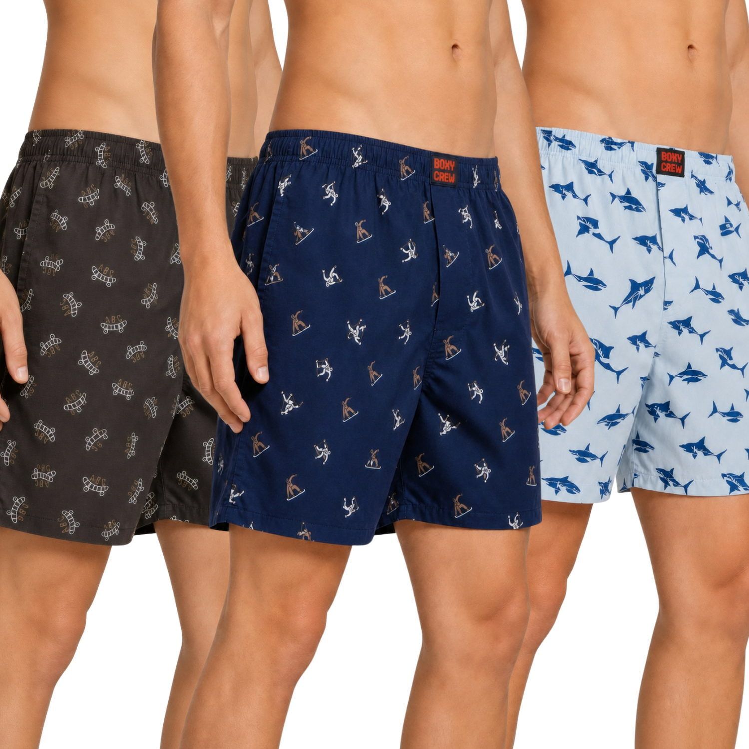 boxy crew Pack of 3 Printed Men Boxer-picture-43
