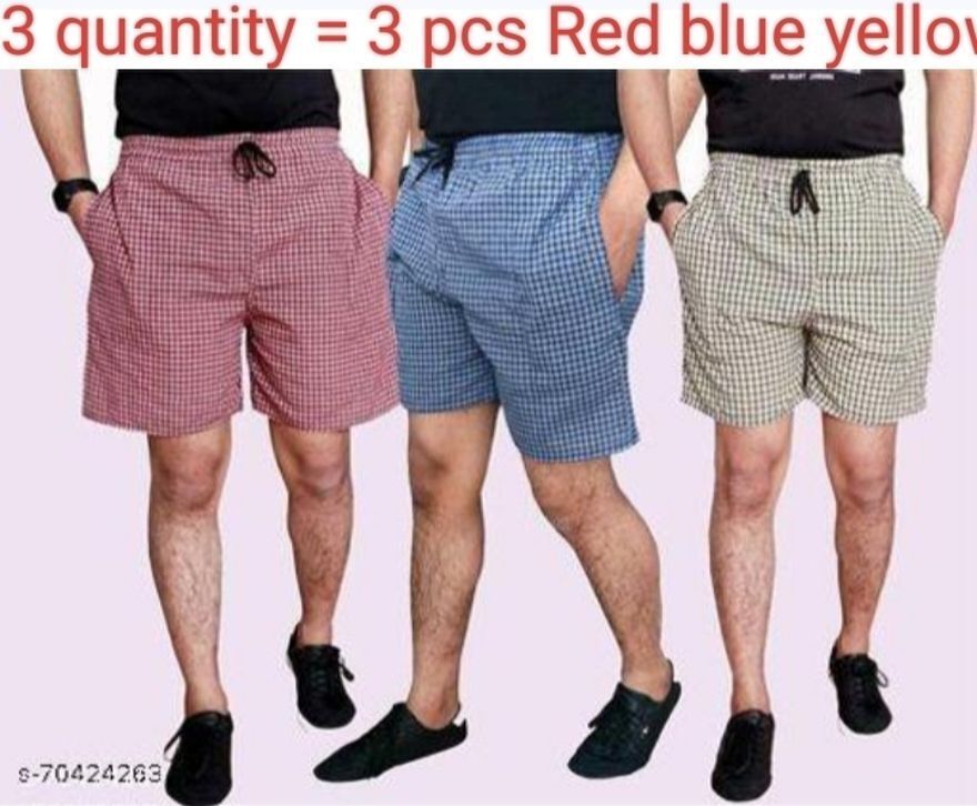 massive enterprises Pack of 3 Checkered Men Boxer-picture-23
