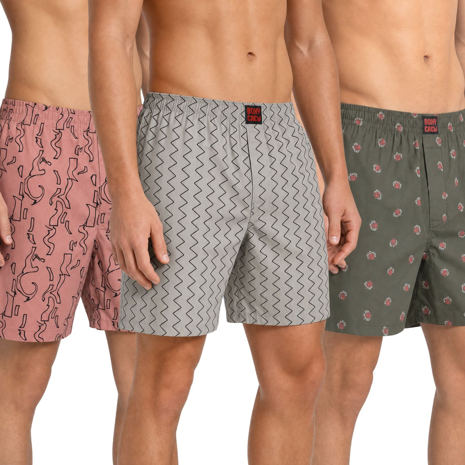 boxy crew Pack of 3 Printed Men Boxer-picture-37