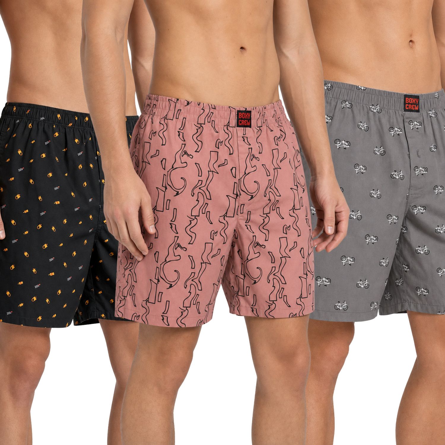 boxy crew Pack of 3 Printed Men Boxer-picture-24