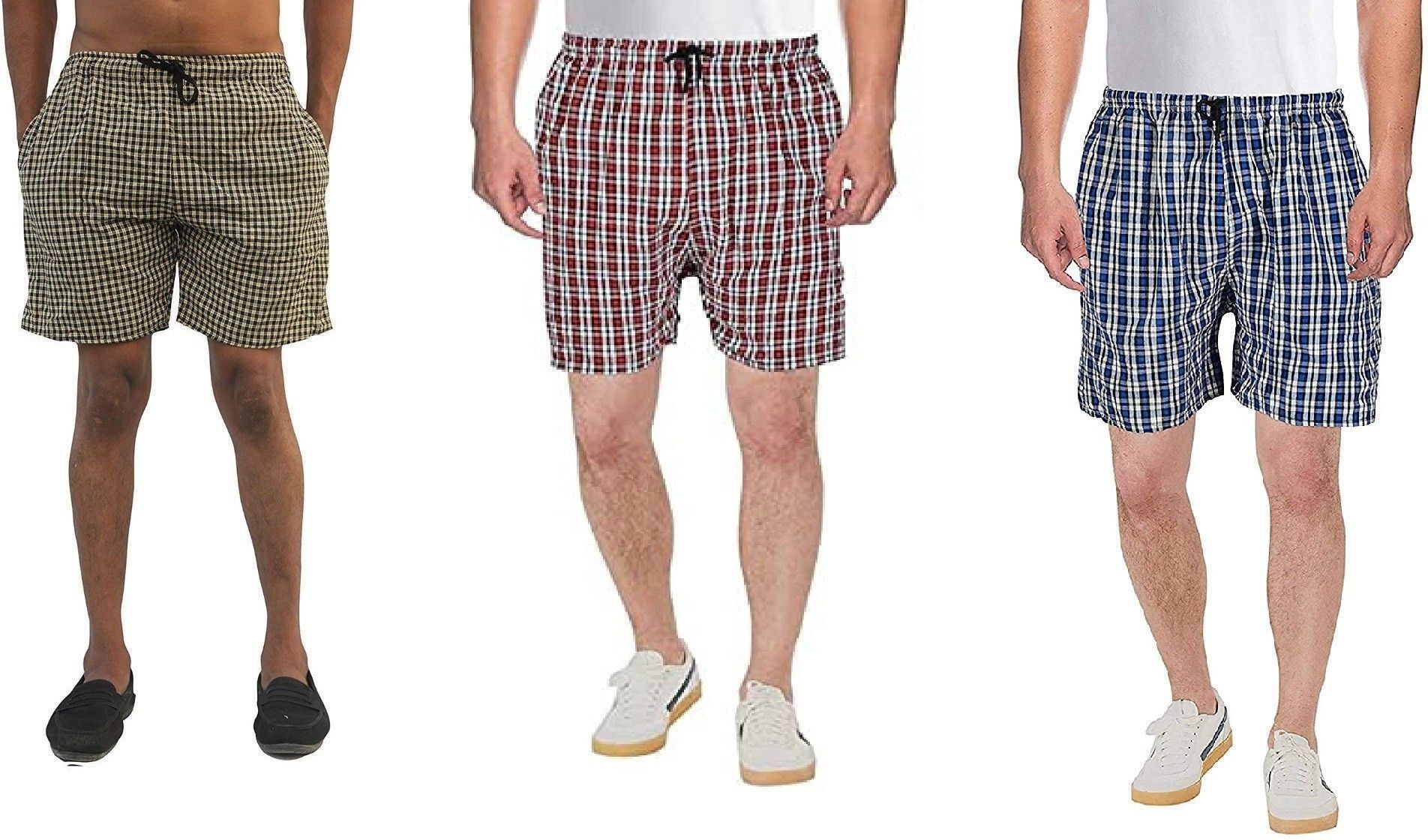 divasha ent trend Pack of 2 Checkered Men Boxer-picture-15