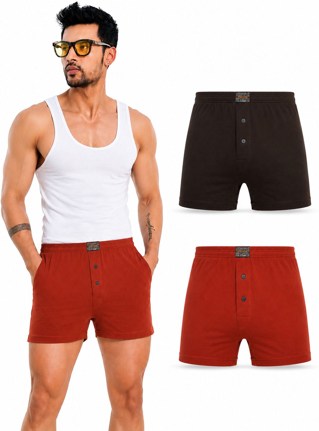 essa Pack of 2 Solid Men Boxer-picture-26