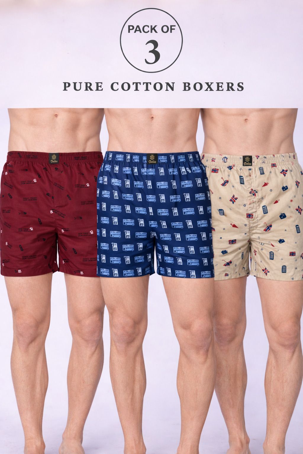 ontino Pack of 3 Printed Men Boxer-picture-10