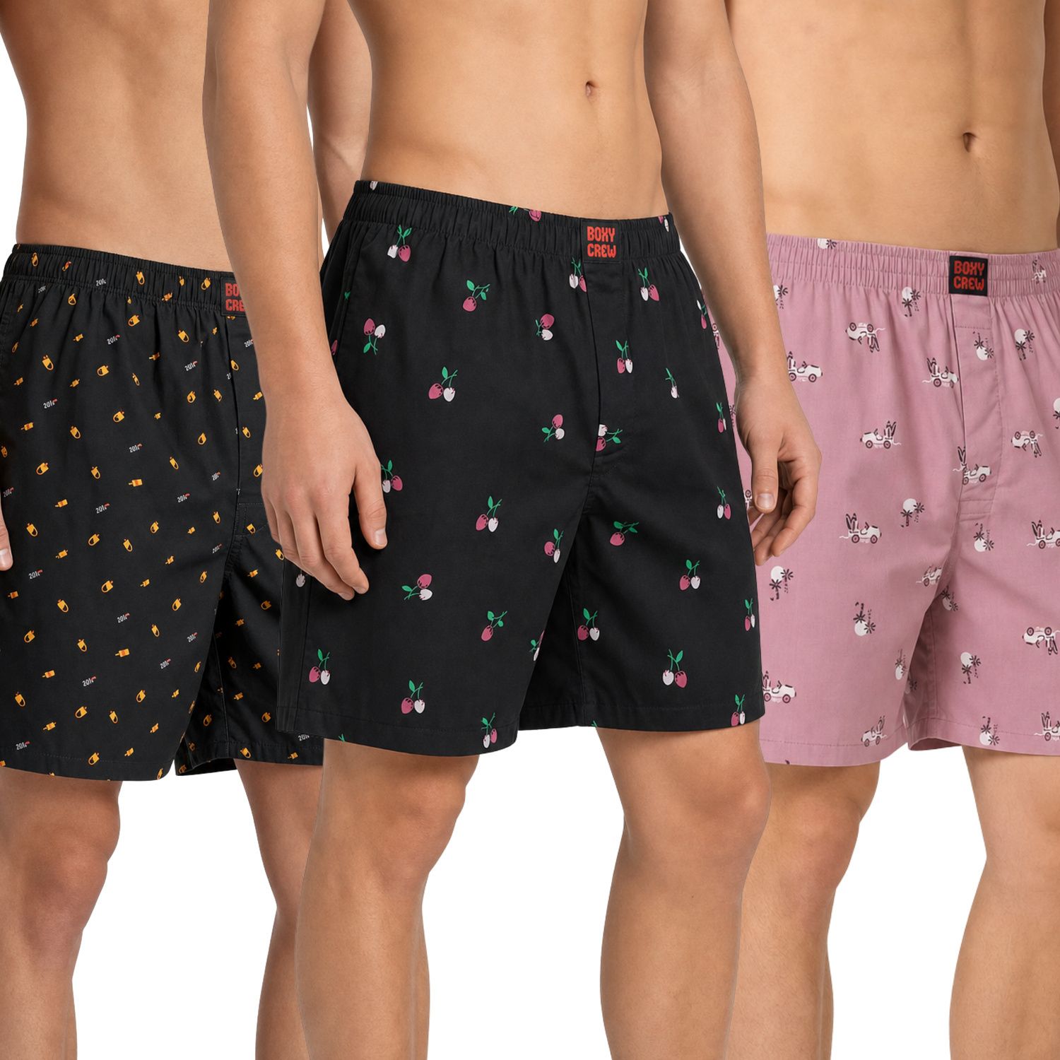 boxy crew Pack of 3 Printed Men Boxer-picture-28