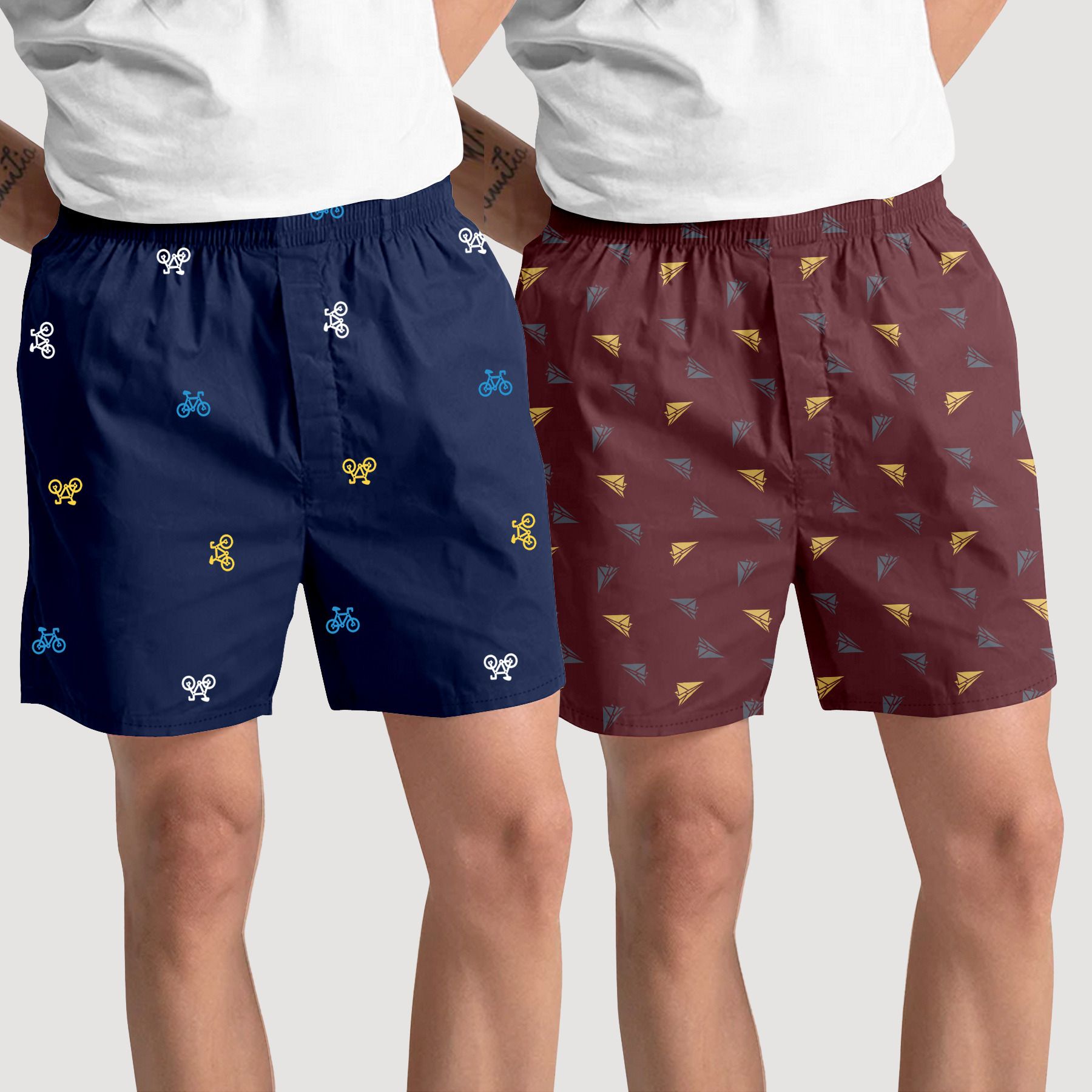 Pack of 2 Printed Women Boxer