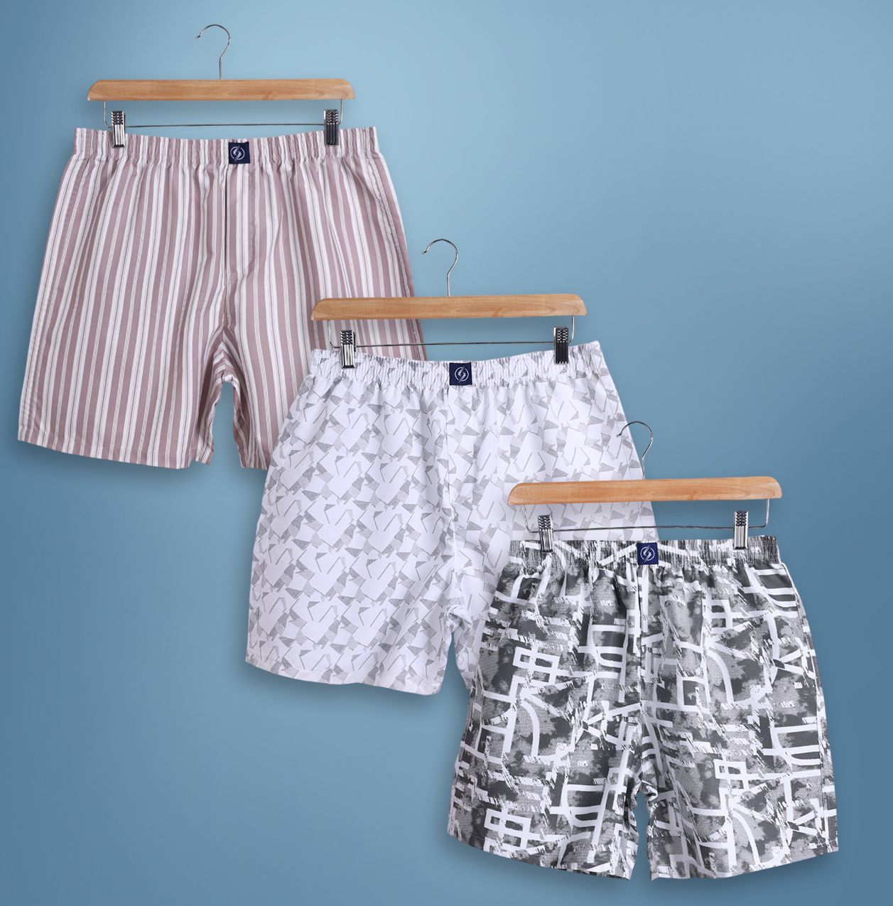 Pack of 3 Striped Men Boxer