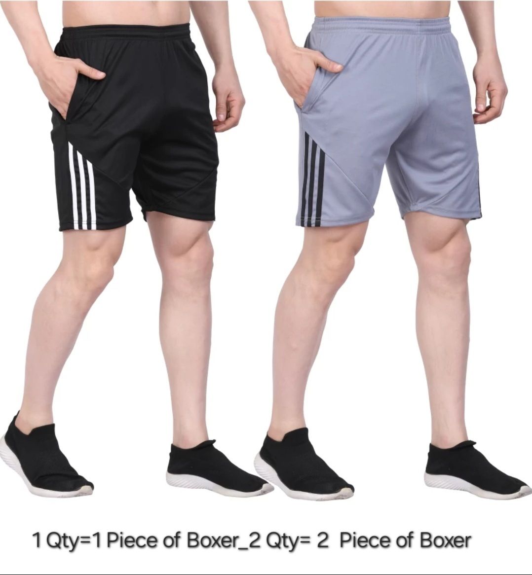 Pack of 2 Solid Men Boxer