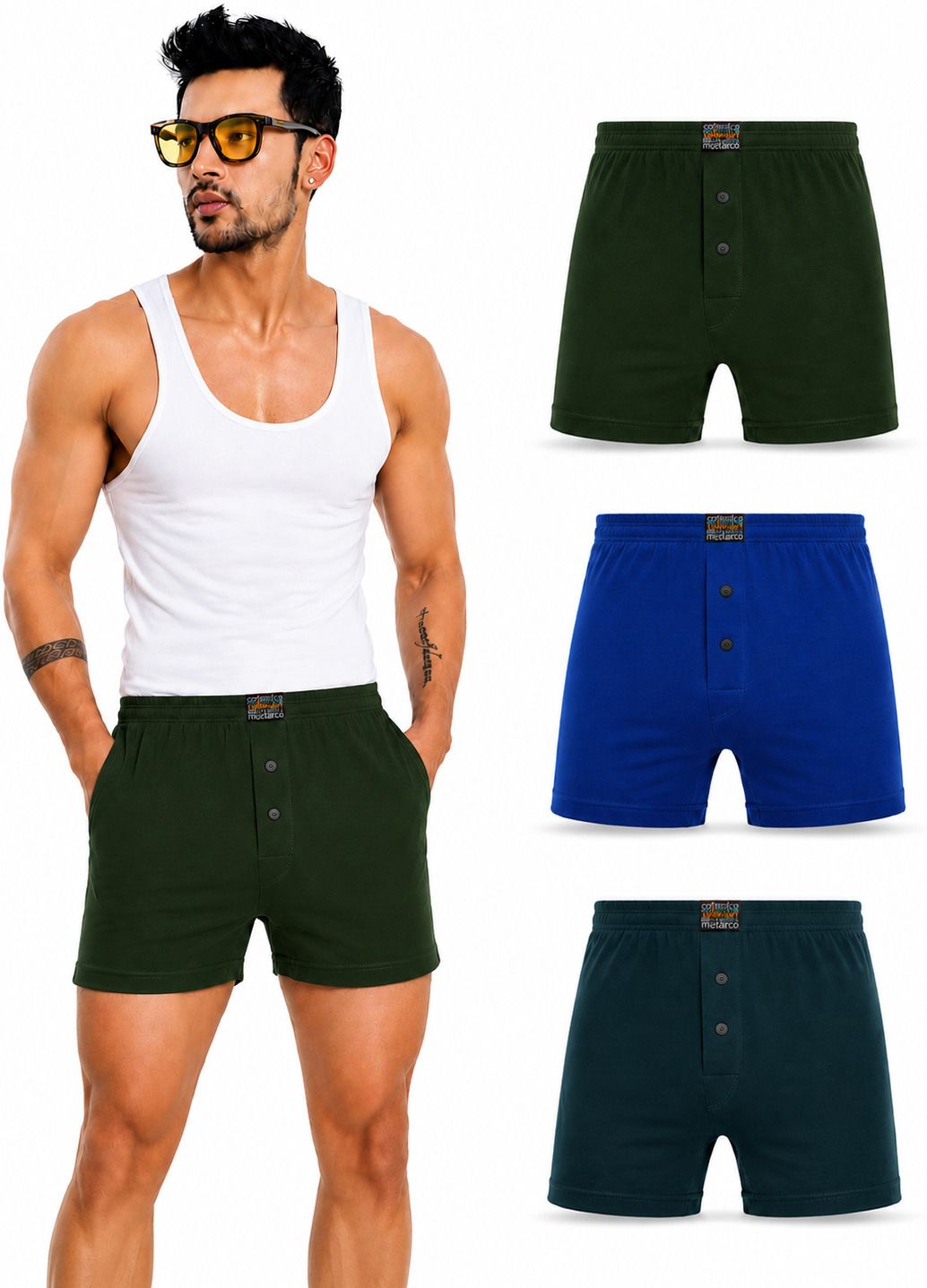 essa Pack of 3 Solid Men Boxer-picture-29