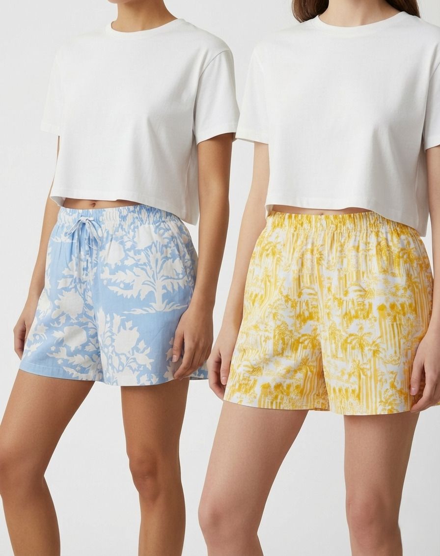 Pack of 2 Floral Print Women Boxer