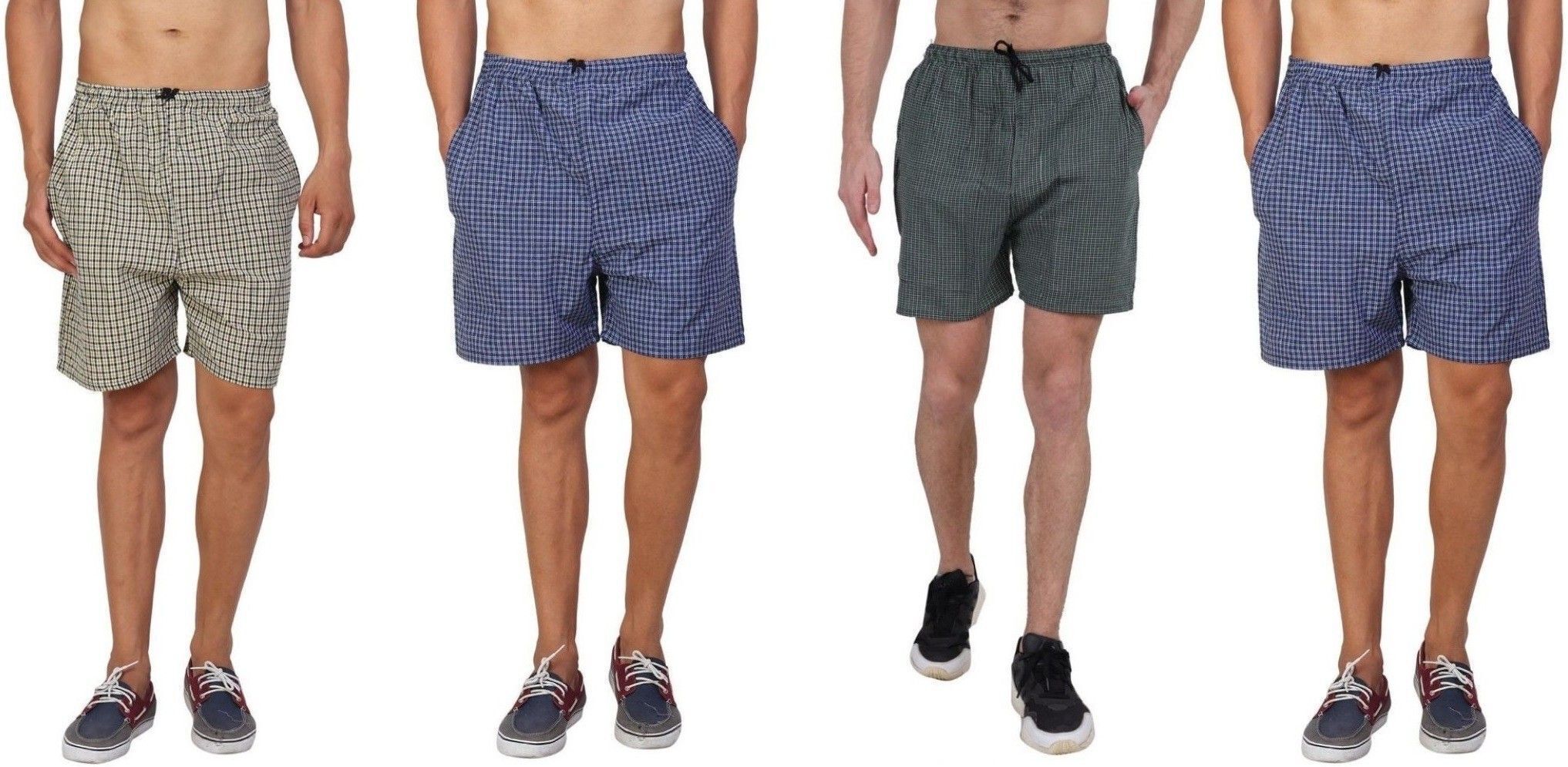 divasha ent trend Pack of 2 Checkered Men Boxer-picture-19