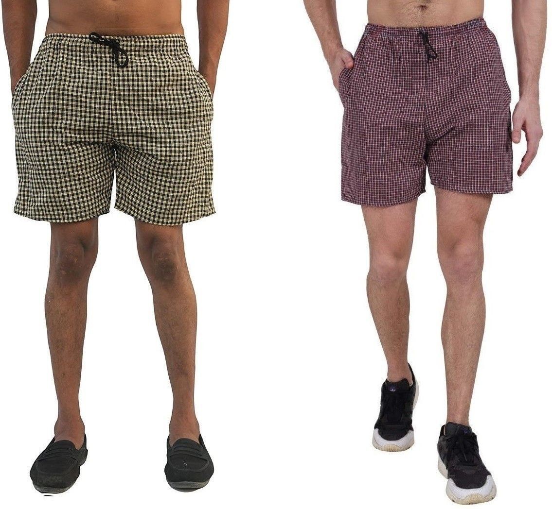 divasha ent trend Pack of 2 Checkered Men Boxer-picture-17