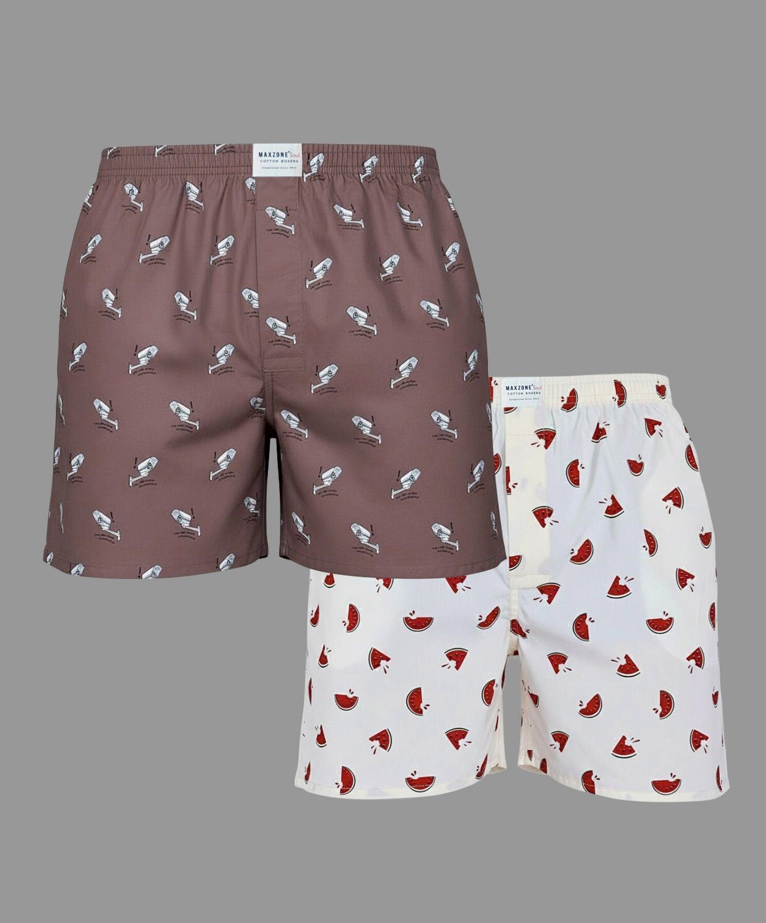 maxzoneecommerce Pack of 2 Printed Men Boxer-picture-37