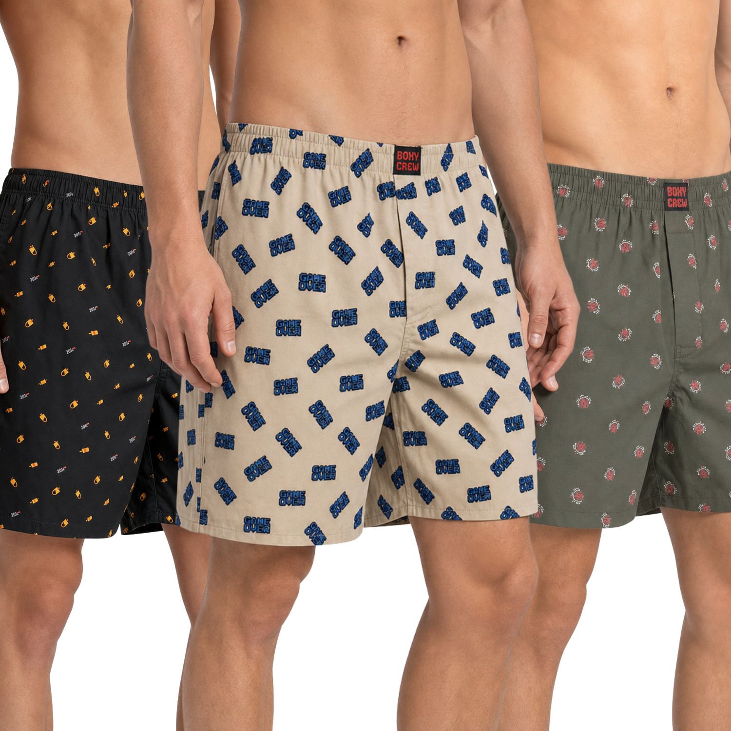 boxy crew Pack of 3 Printed Men Boxer-picture-16