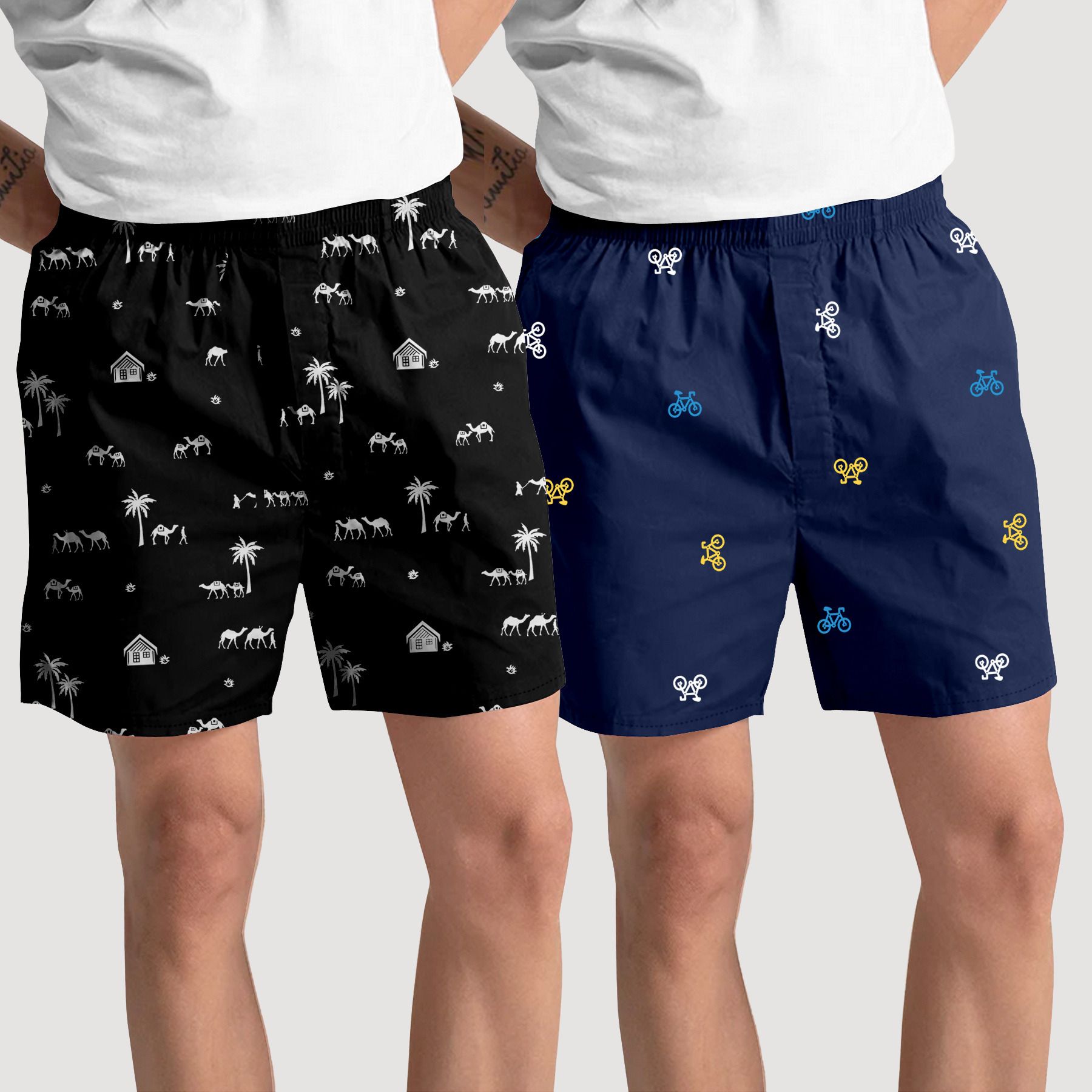 Pack of 2 Printed Women Boxer