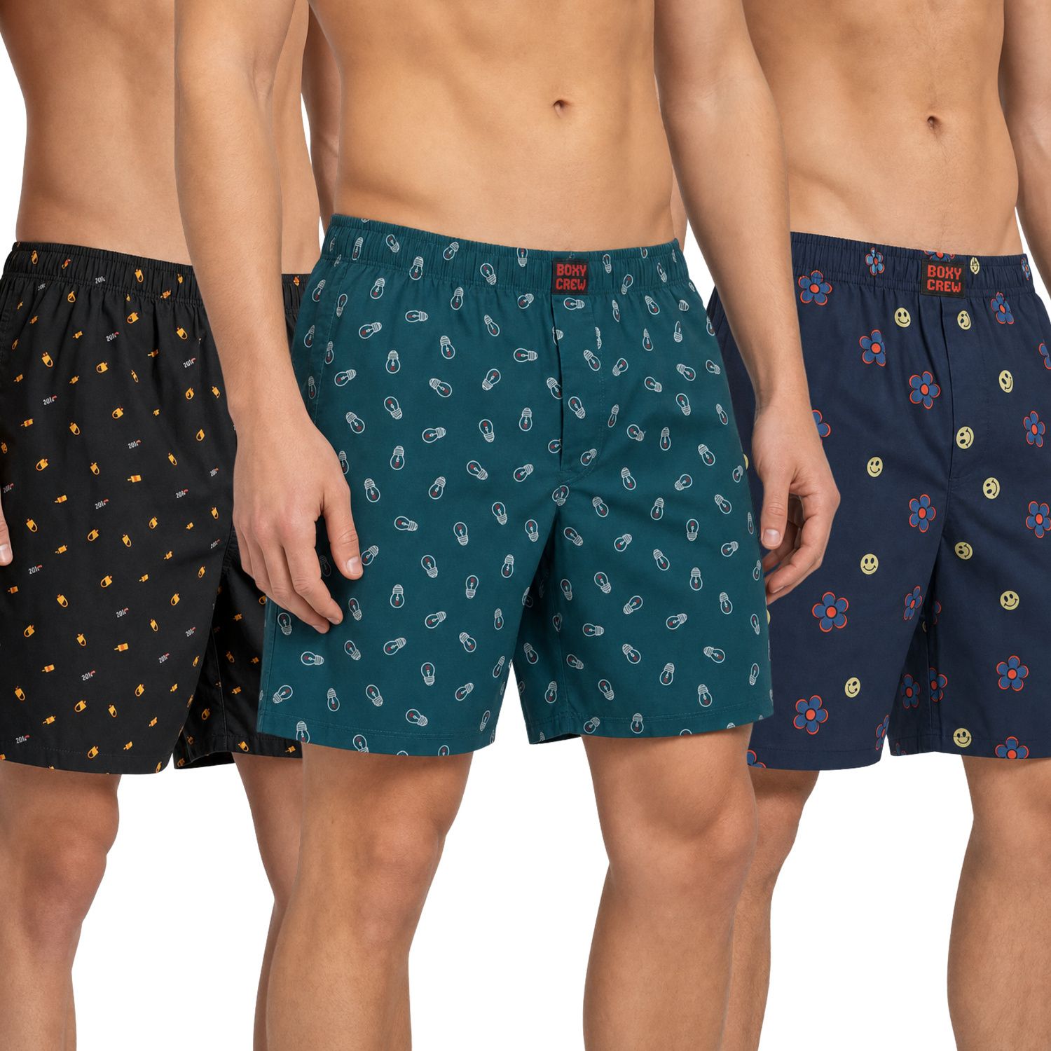 boxy crew Pack of 3 Printed Men Boxer-picture-31