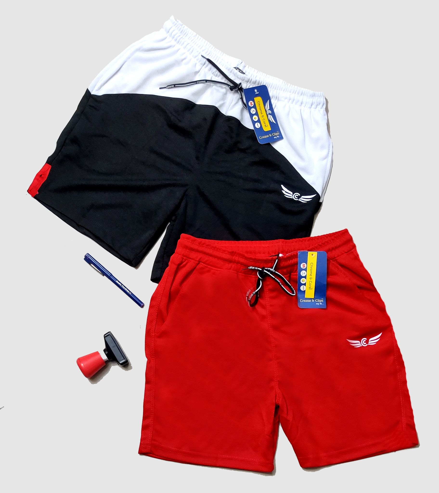 chrome & coral Pack of 2 Colorblock Men Boxer-picture-21
