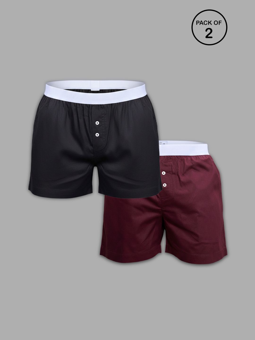 maxzoneecommerce Pack of 2 Solid Men Boxer-picture-33