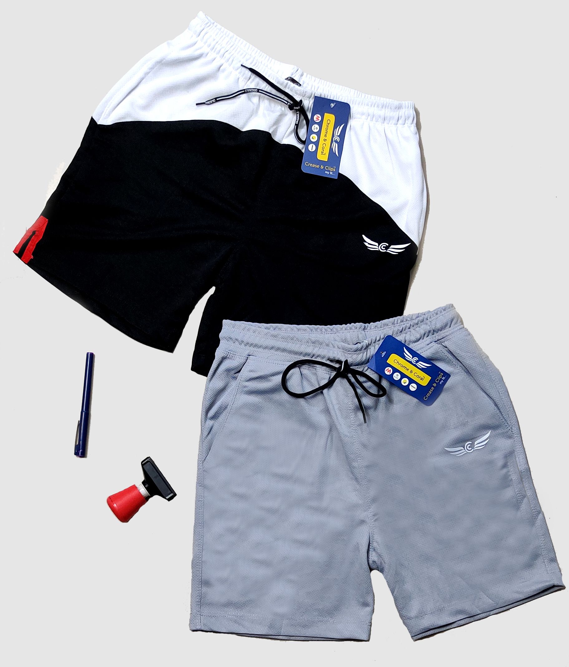 chrome & coral Pack of 2 Colorblock Men Boxer-picture-24