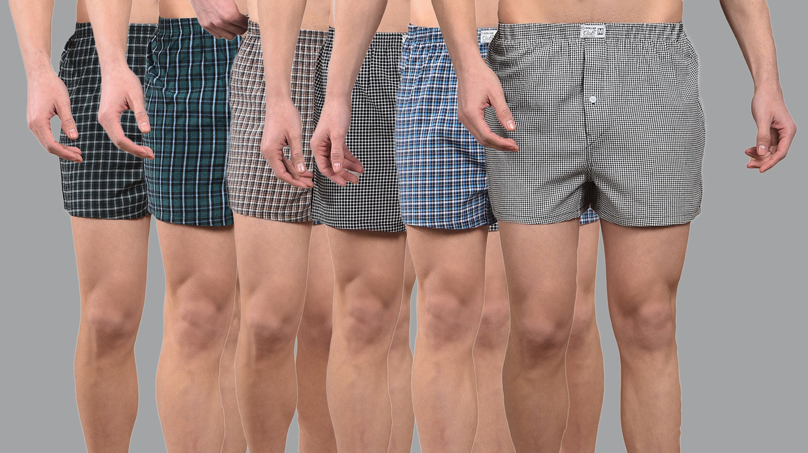 dollar Pack of 6 Checkered Men Boxer-picture-18