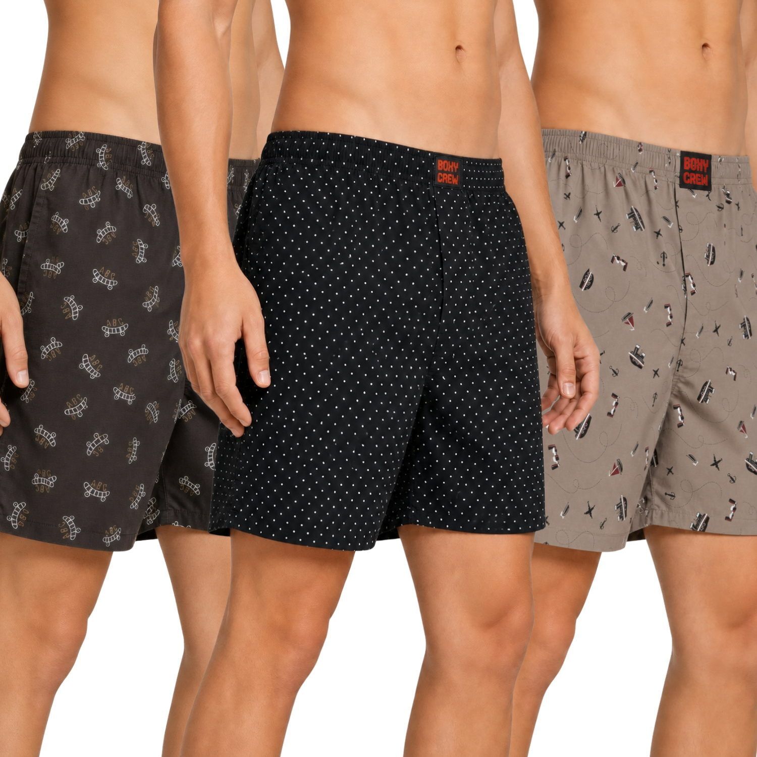 boxy crew Pack of 3 Printed Men Boxer-picture-21