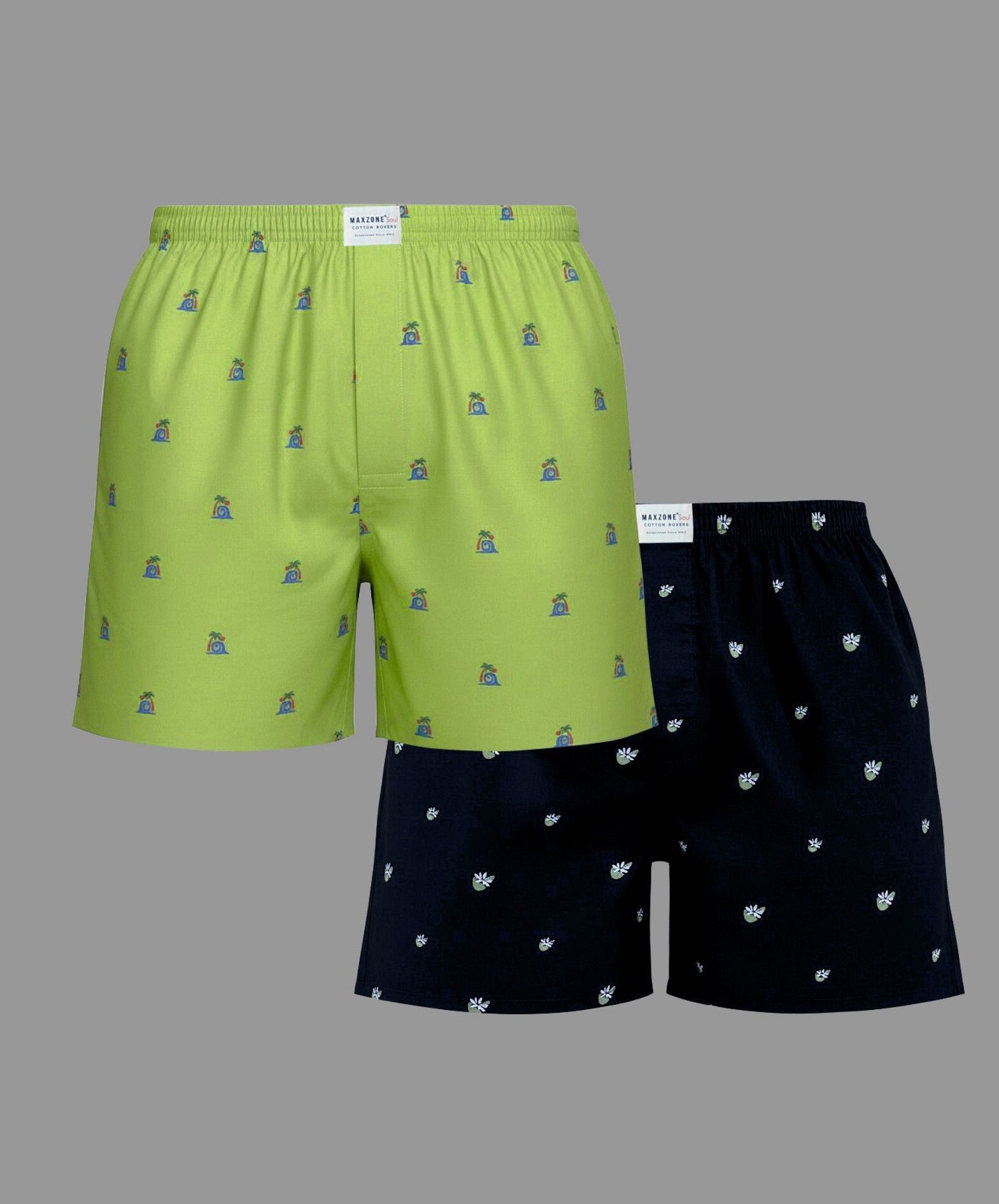 maxzoneecommerce Pack of 2 Printed Men Boxer-picture-22