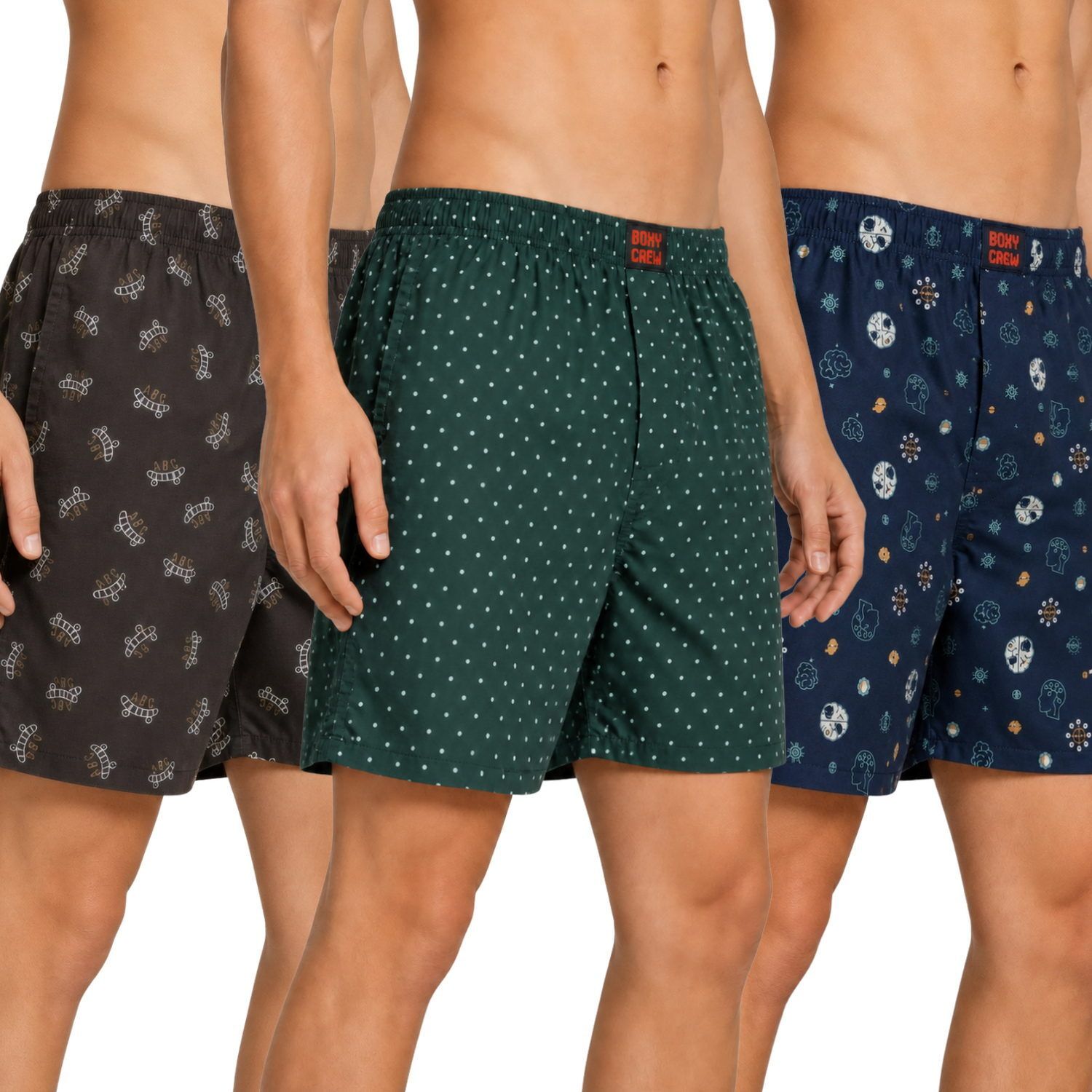 boxy crew Pack of 3 Printed Men Boxer-picture-21