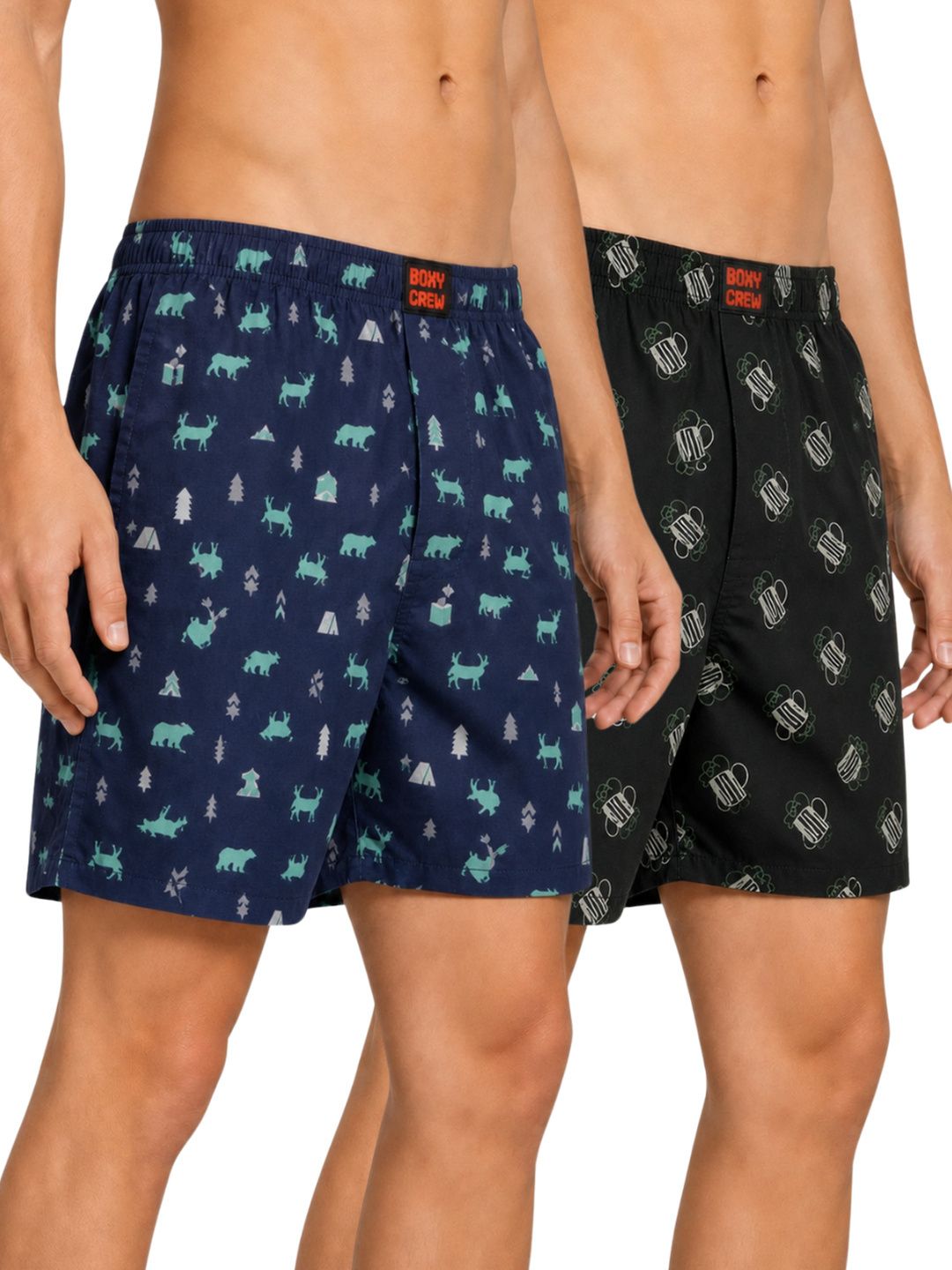 boxy crew Pack of 2 Printed Men Boxer-picture-24