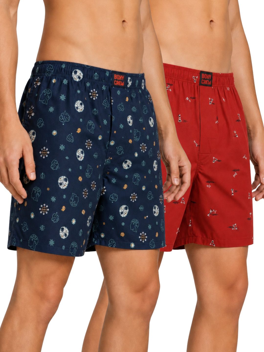 boxy crew Pack of 2 Printed Men Boxer-picture-23