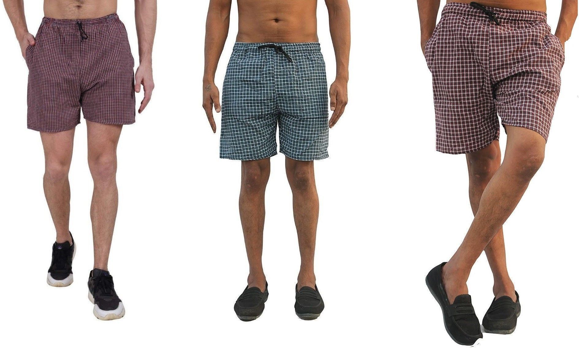 divasha ent trend Pack of 2 Checkered Men Boxer-picture-23