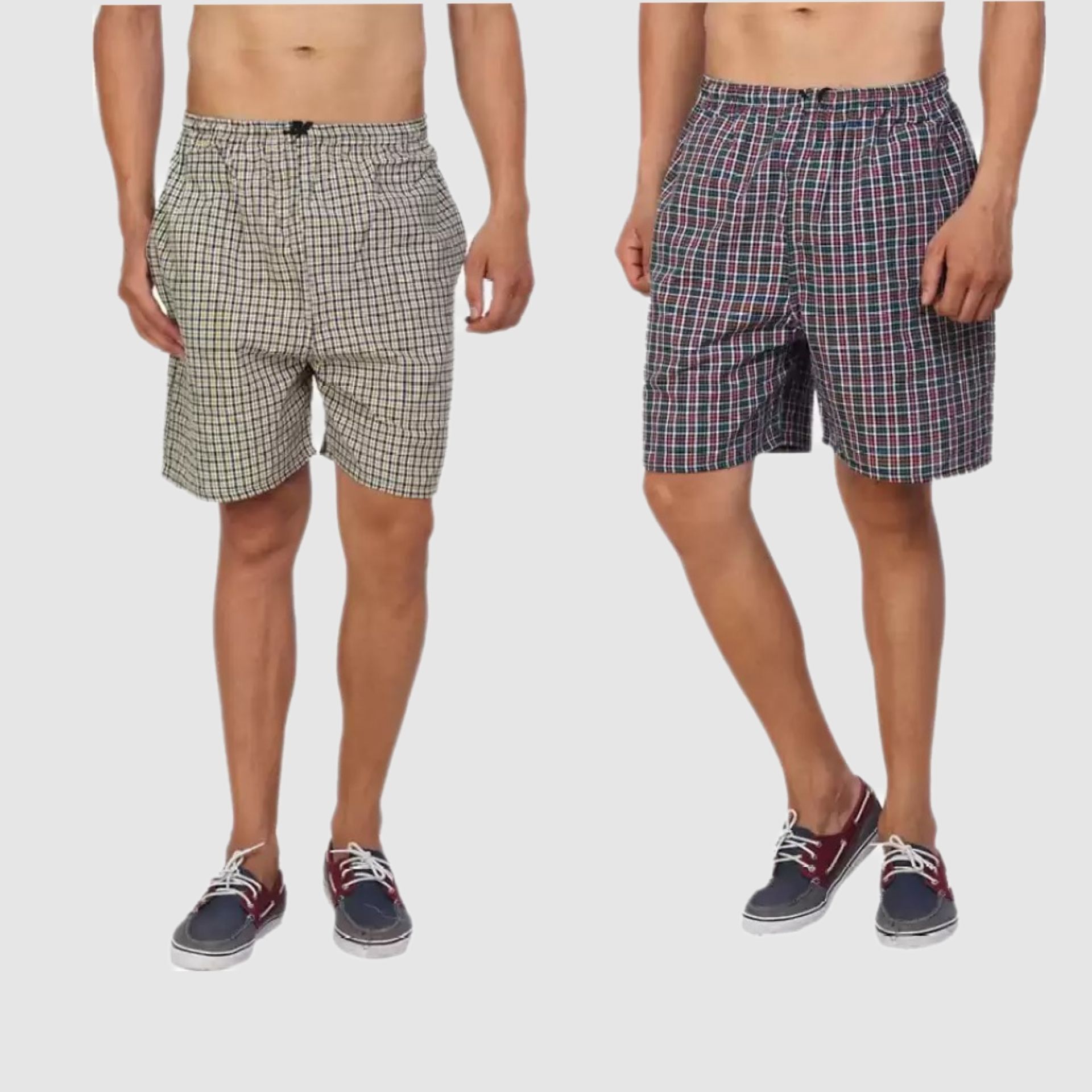 divasha ent trend Pack of 2 Checkered Men Boxer-picture-4