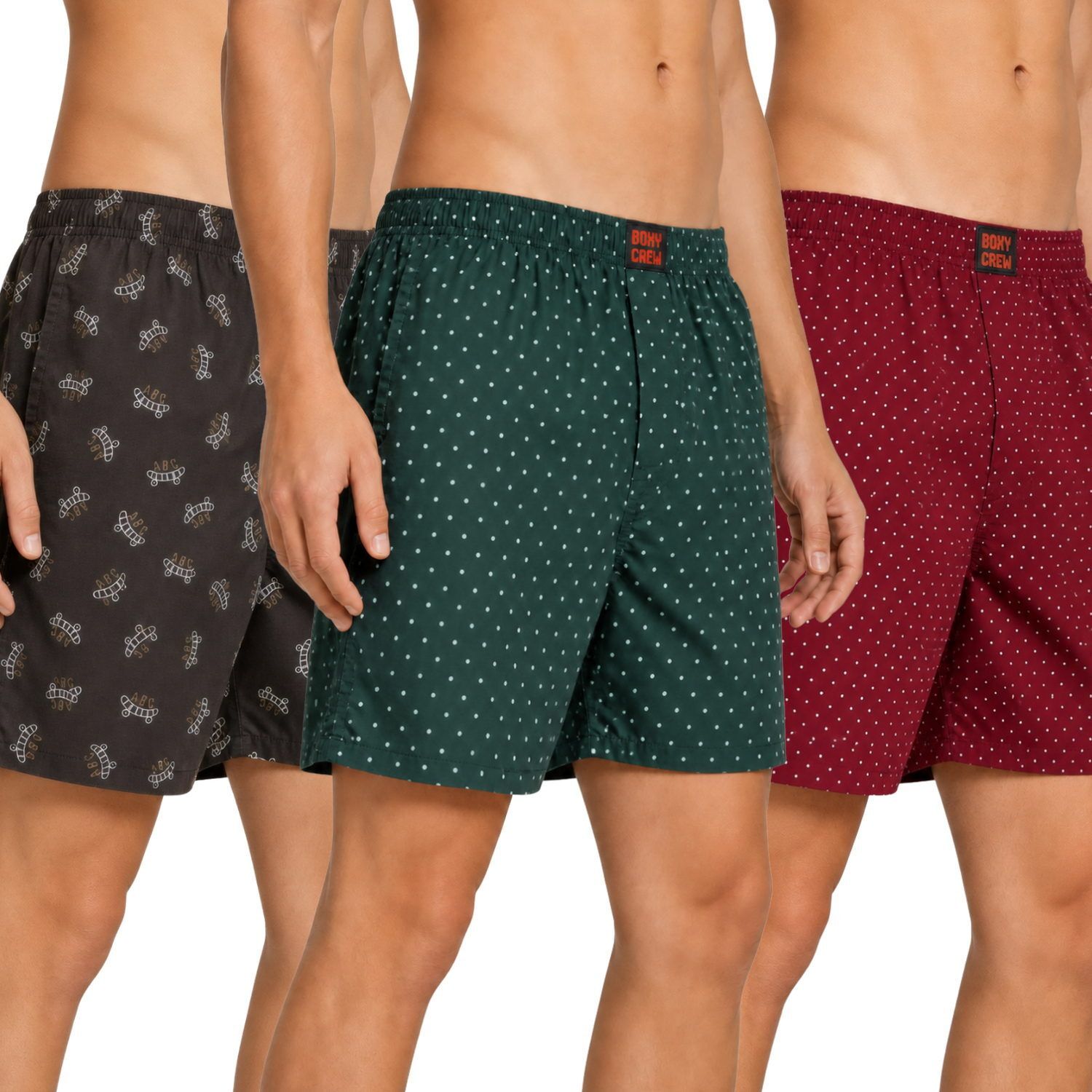 boxy crew Pack of 3 Printed Men Boxer-picture-33