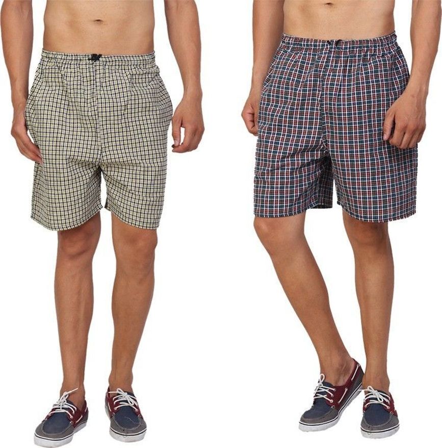 divasha ent trend Pack of 2 Checkered Men Boxer-picture-33