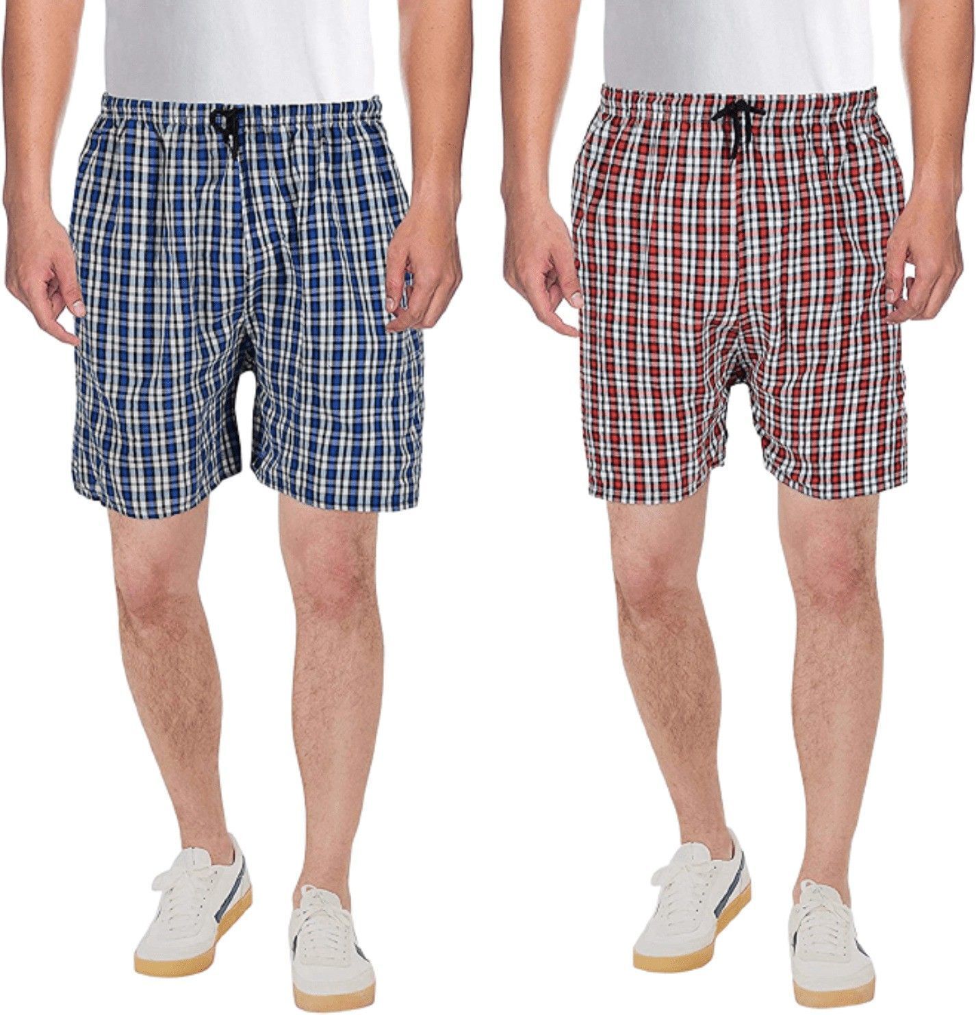 divasha ent trend Pack of 2 Checkered Men Boxer-picture-30