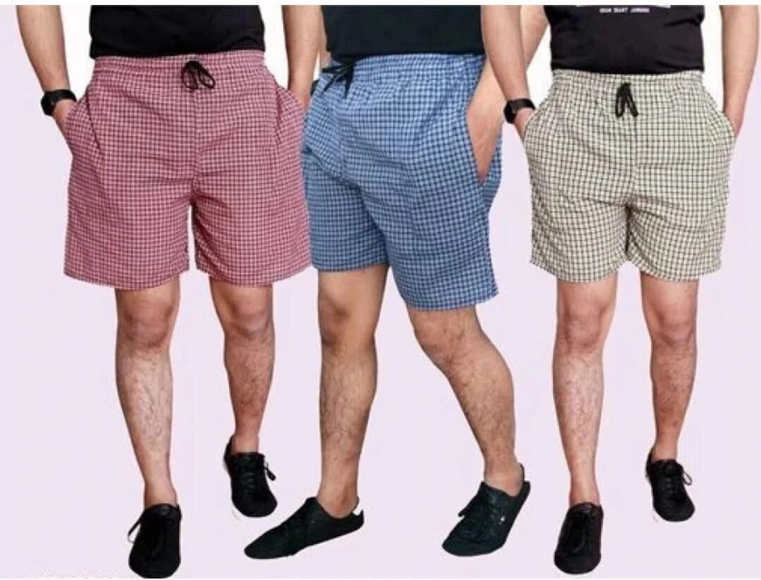 otizem Pack of 3 Checkered Men Boxer-picture-10