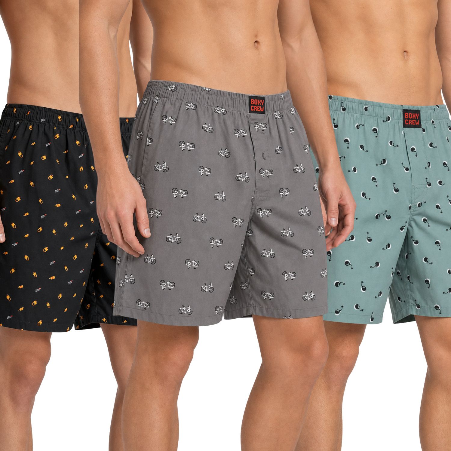 boxy crew Pack of 3 Printed Men Boxer-picture-19
