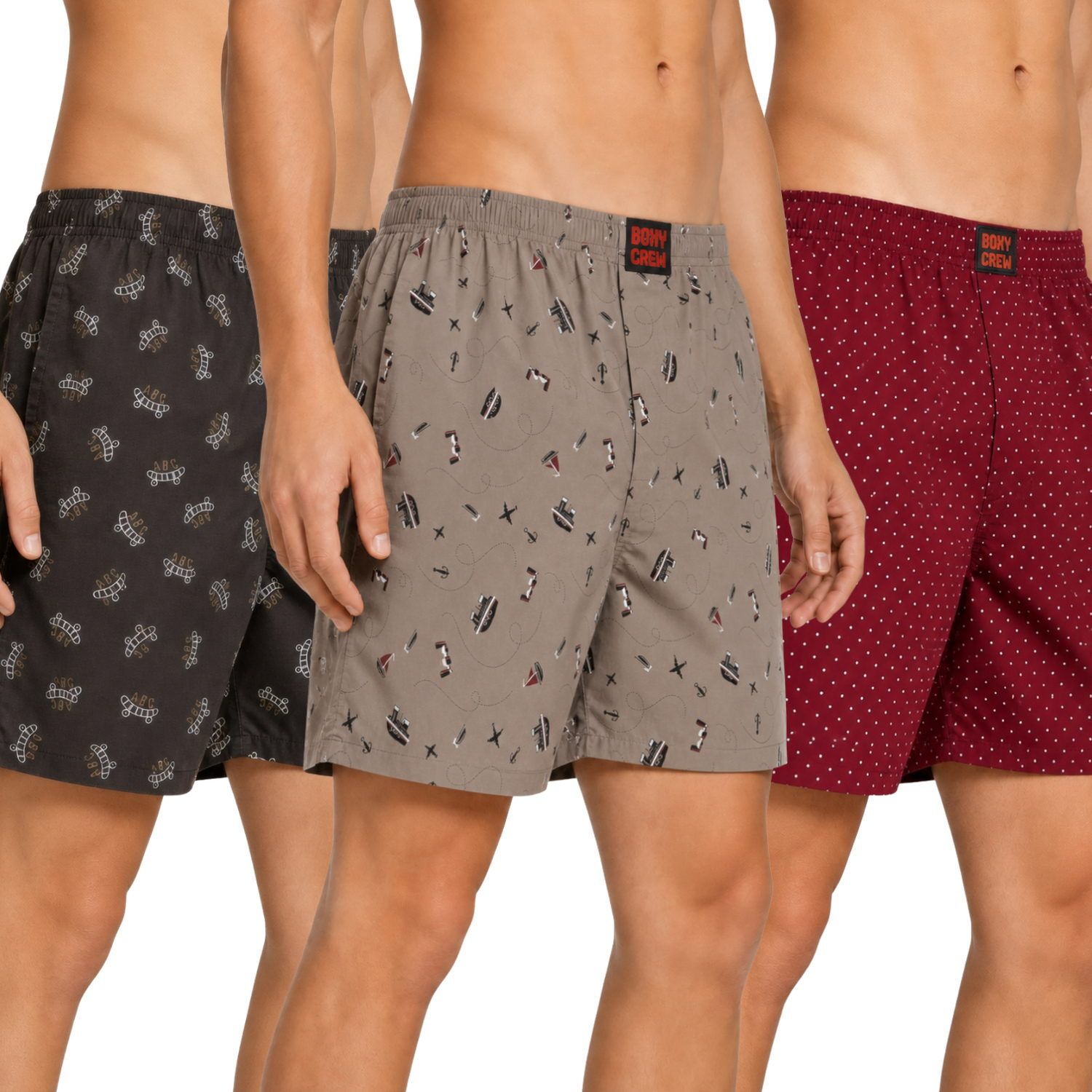 boxy crew Pack of 3 Printed Men Boxer-picture-32