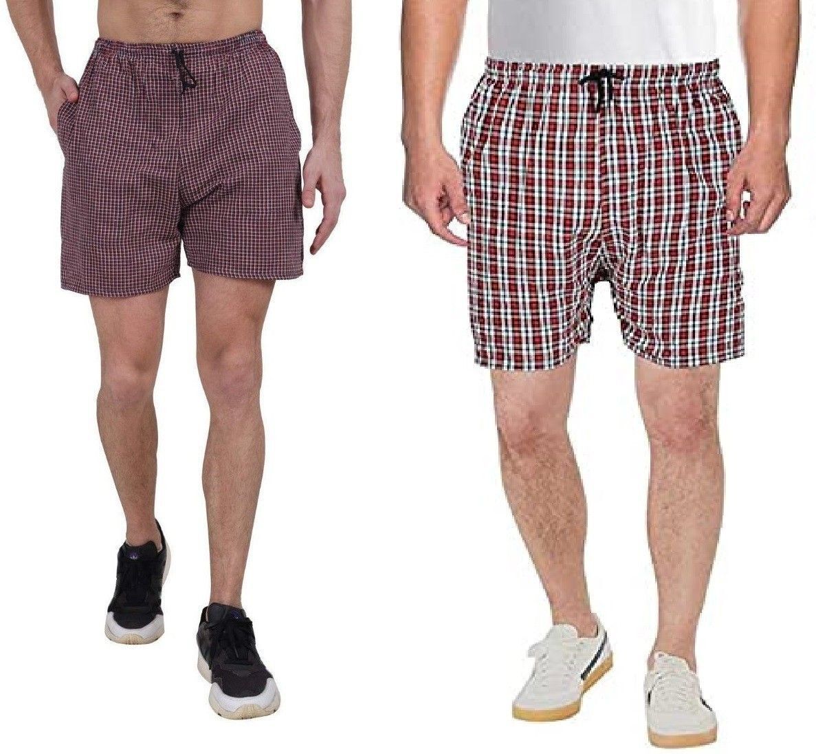divasha ent trend Pack of 2 Checkered Men Boxer-picture-28