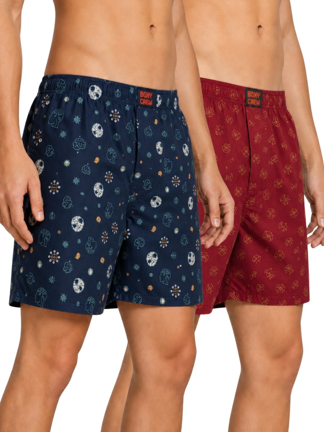 boxy crew Pack of 2 Printed Men Boxer-picture-29