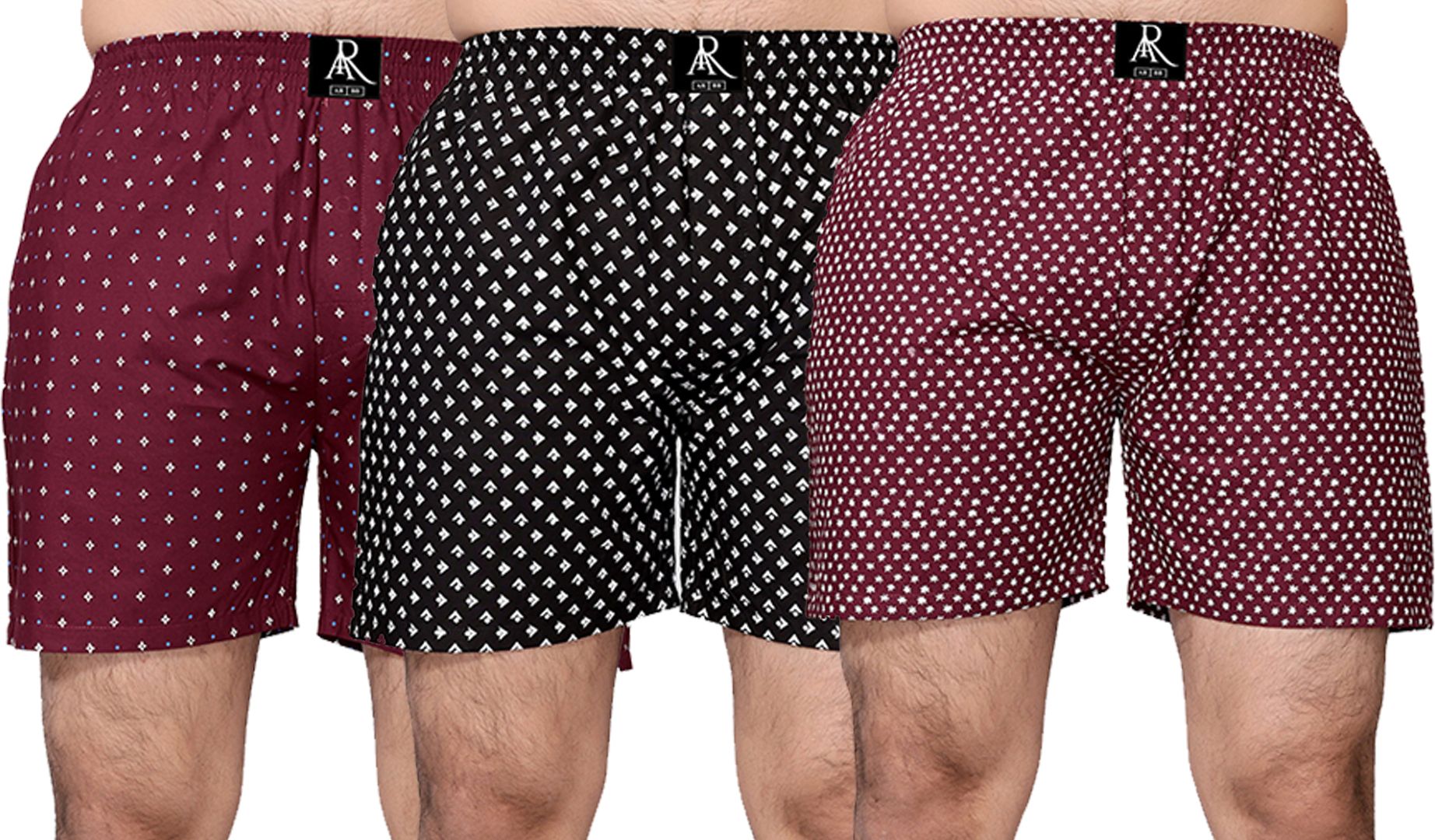 arbb clothies Pack of 3 Polka Print Men Boxer-picture-16
